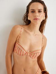 Balenli Bikini Üstü Kaplı Simli