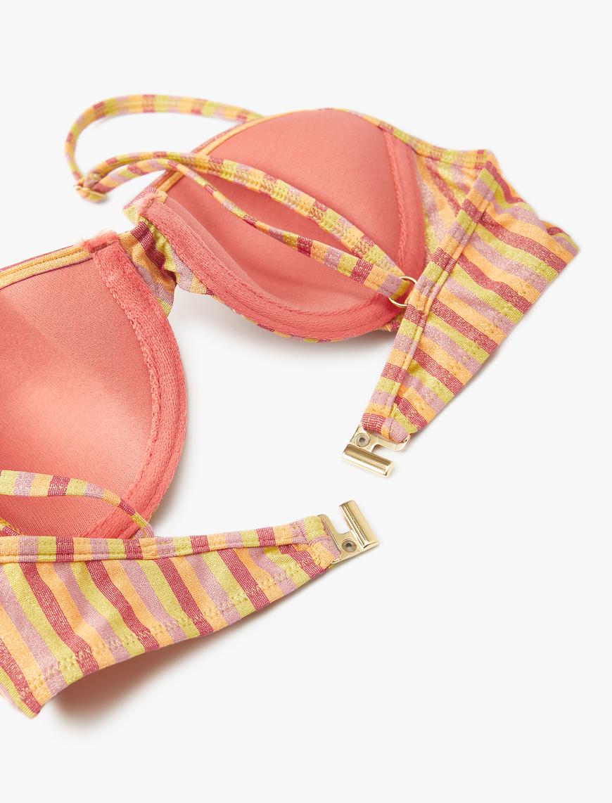   Balenli Bikini Üstü Kaplı Simli