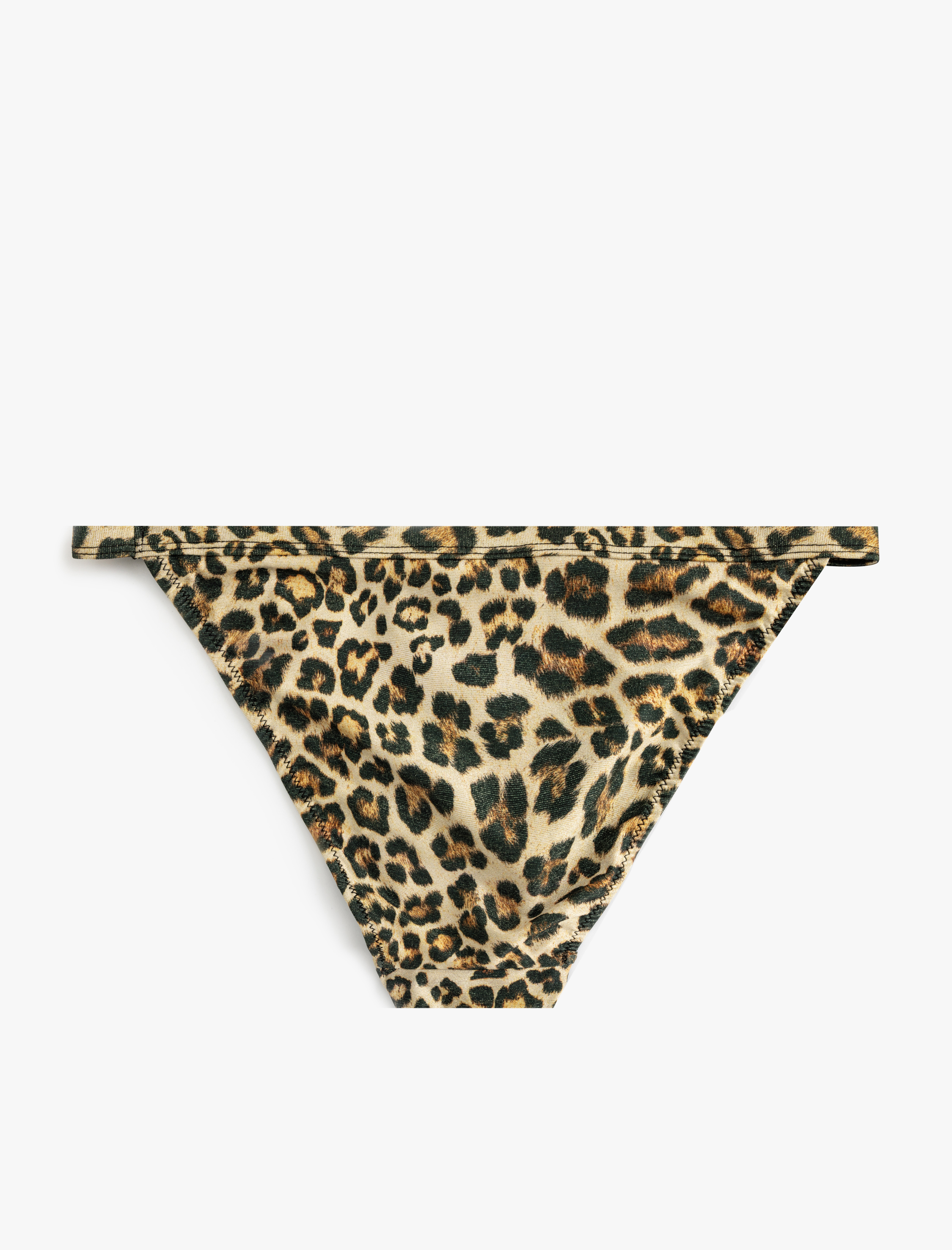   Leopar Desenli Slip Bikini Altı