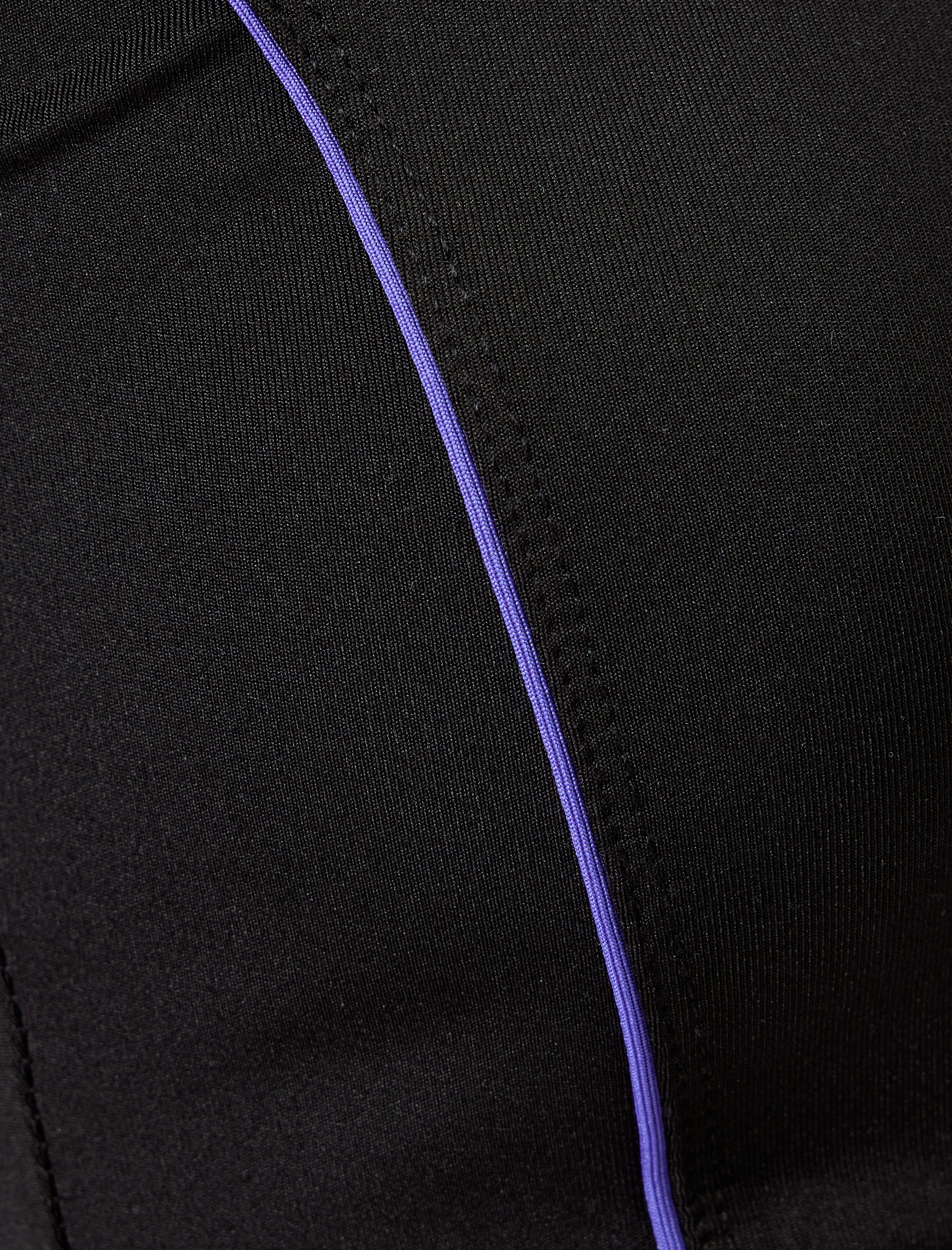   Sporcu Sütyeni Fermuarlı Şerit Detaylı U Yaka Kaplı Slim Fit İnterlok