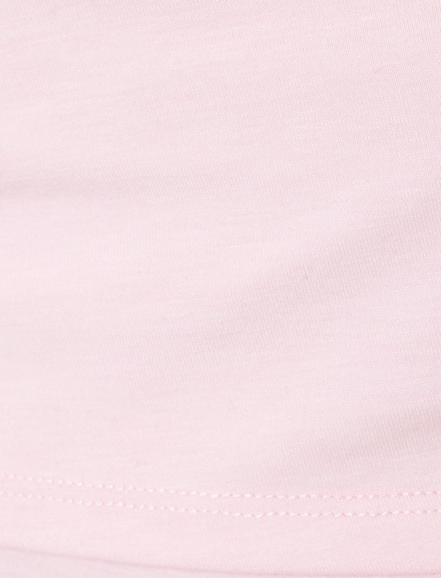   Kayık Yaka Body Drape Detaylı Slim Fit Kısa Kollu