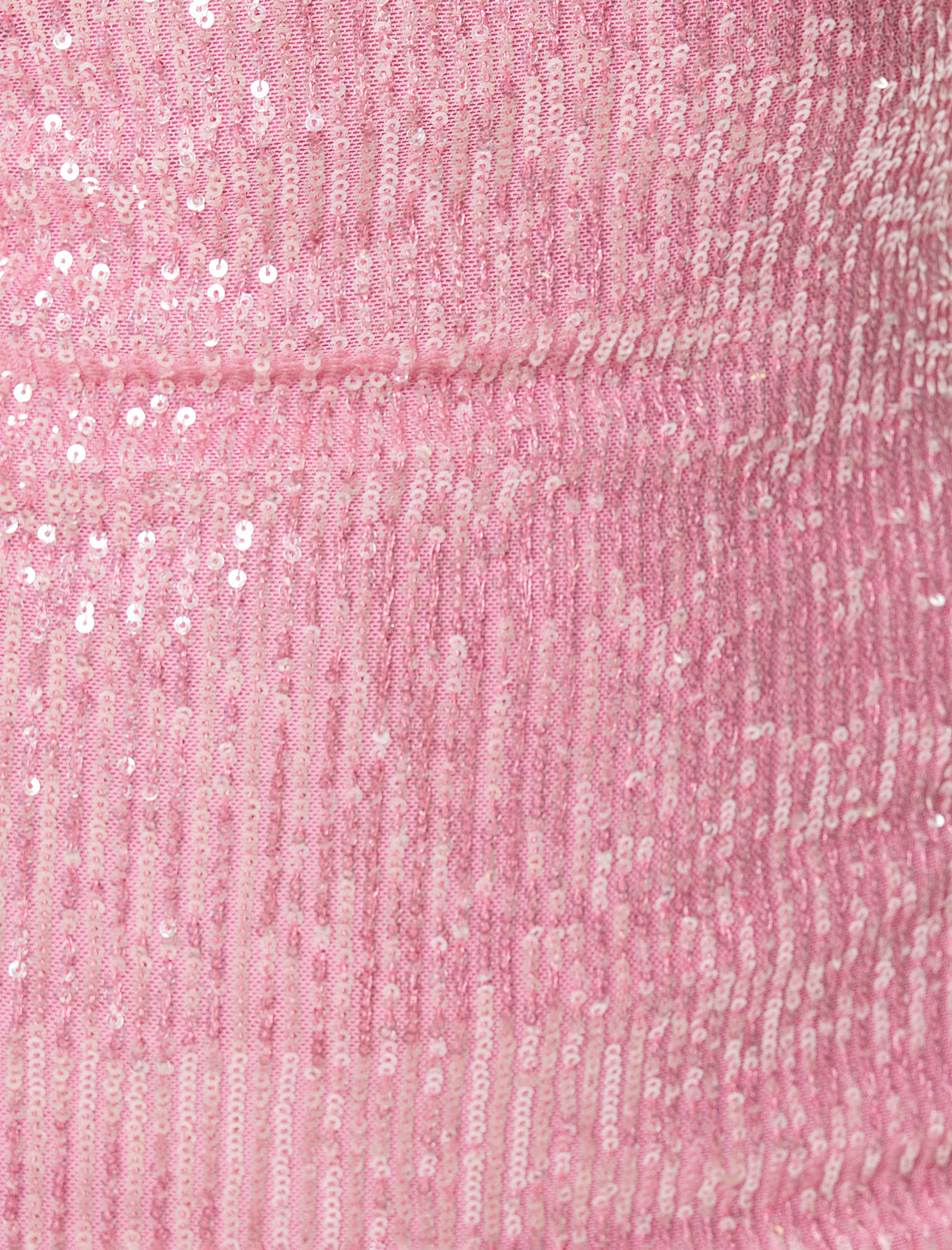   Pullu Payetli Abiye Elbise Mini Straplez Pencere Detaylı Slim Fit