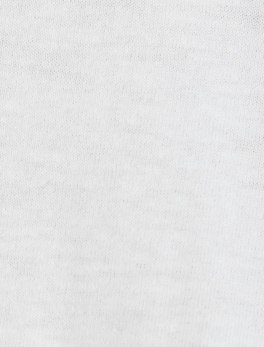   Snoopy Tişört Arkası Baskılı Oversize Kısa Kollu Lisanslı