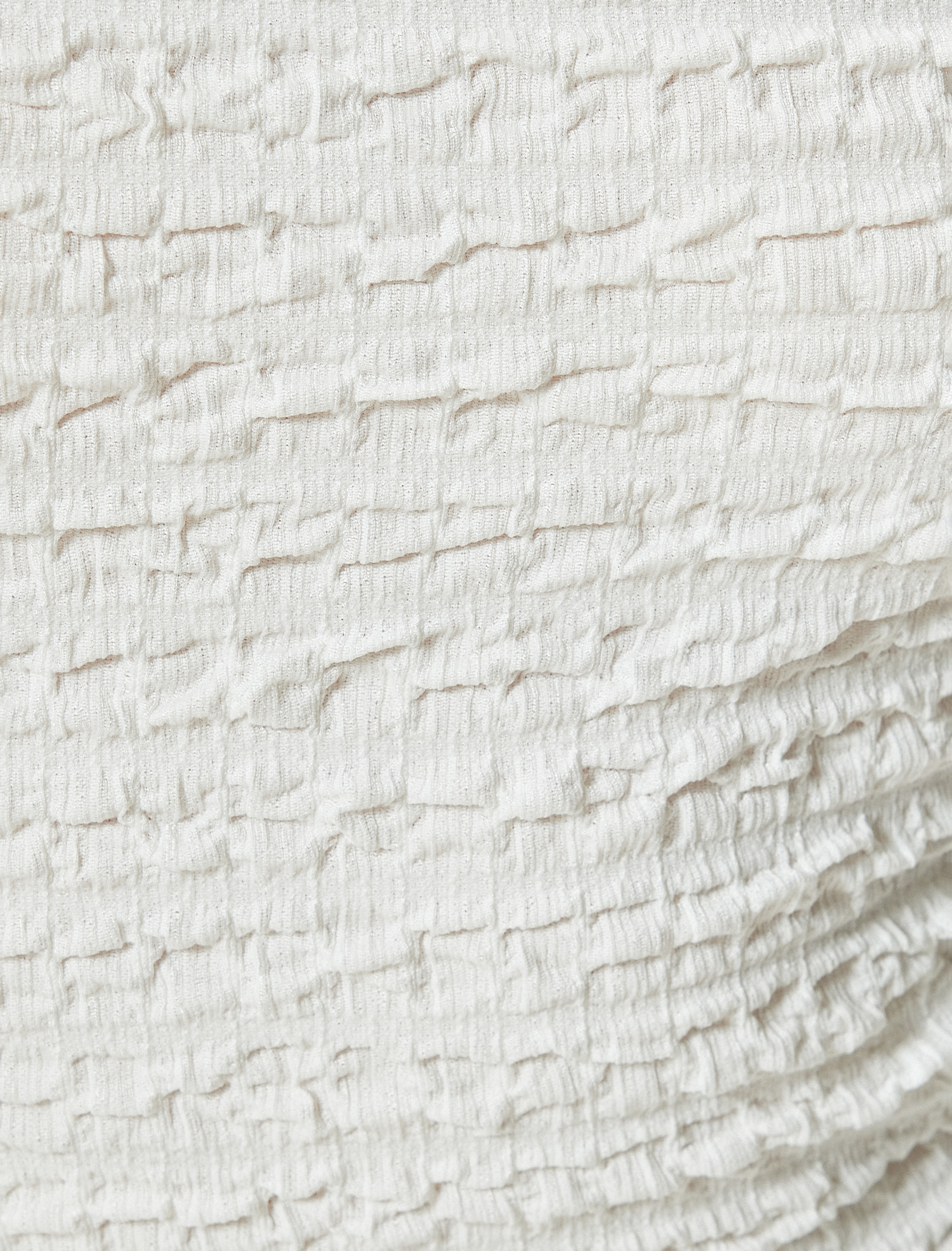   Madonna Yaka Omzu Açık Tişört Dokulu Kısa Kollu Slim Fit