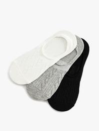 Babet Çorap Seti 3'lü Çok Renkli