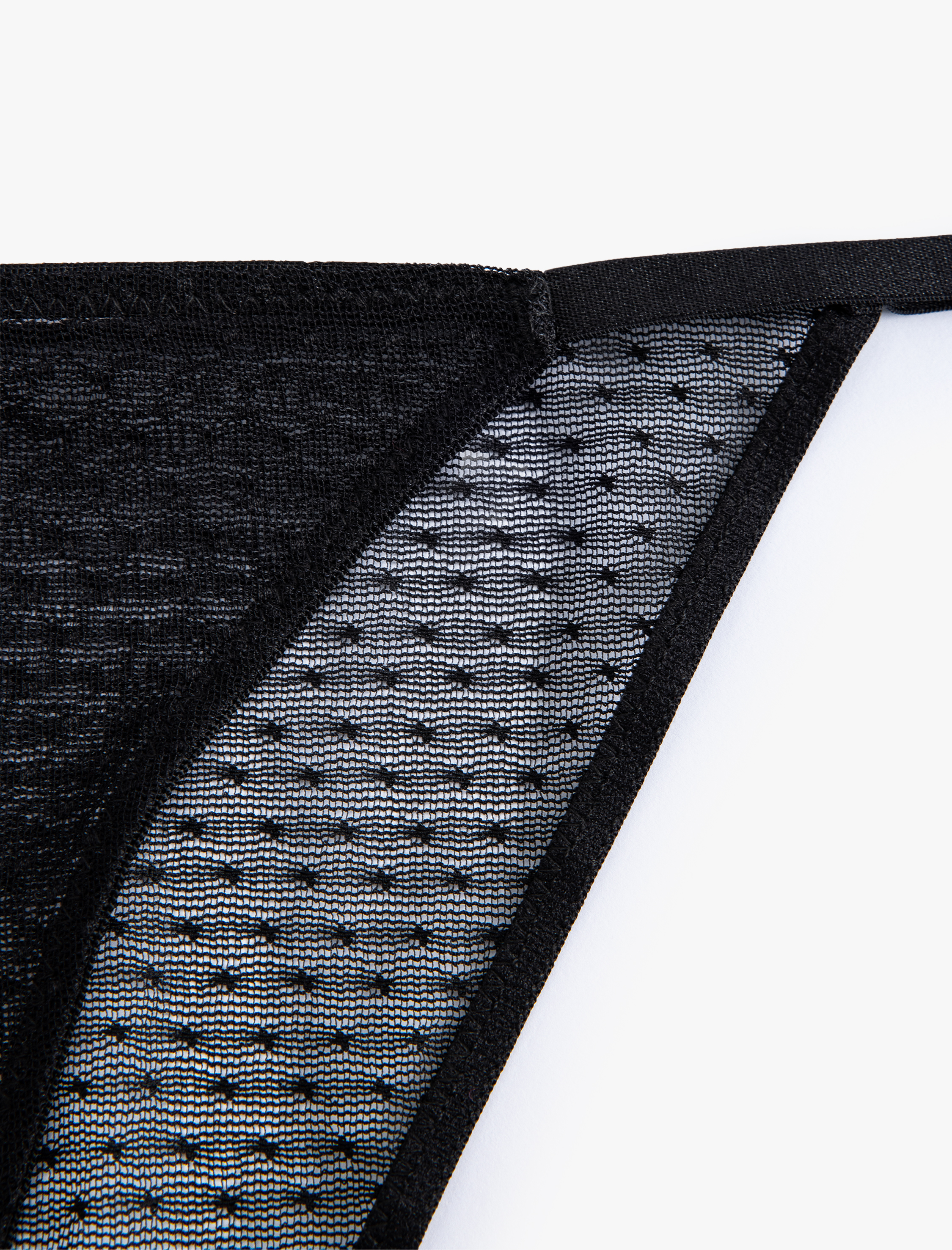   Tül Brazilian Külot Yanları İnce Bant Detaylı Standart Bel