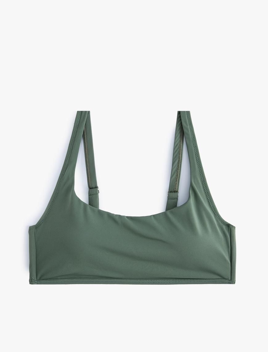   Bralet Bikini Üstü Arkası Bağlamalı Ayarlanabilir Askılı Pedli