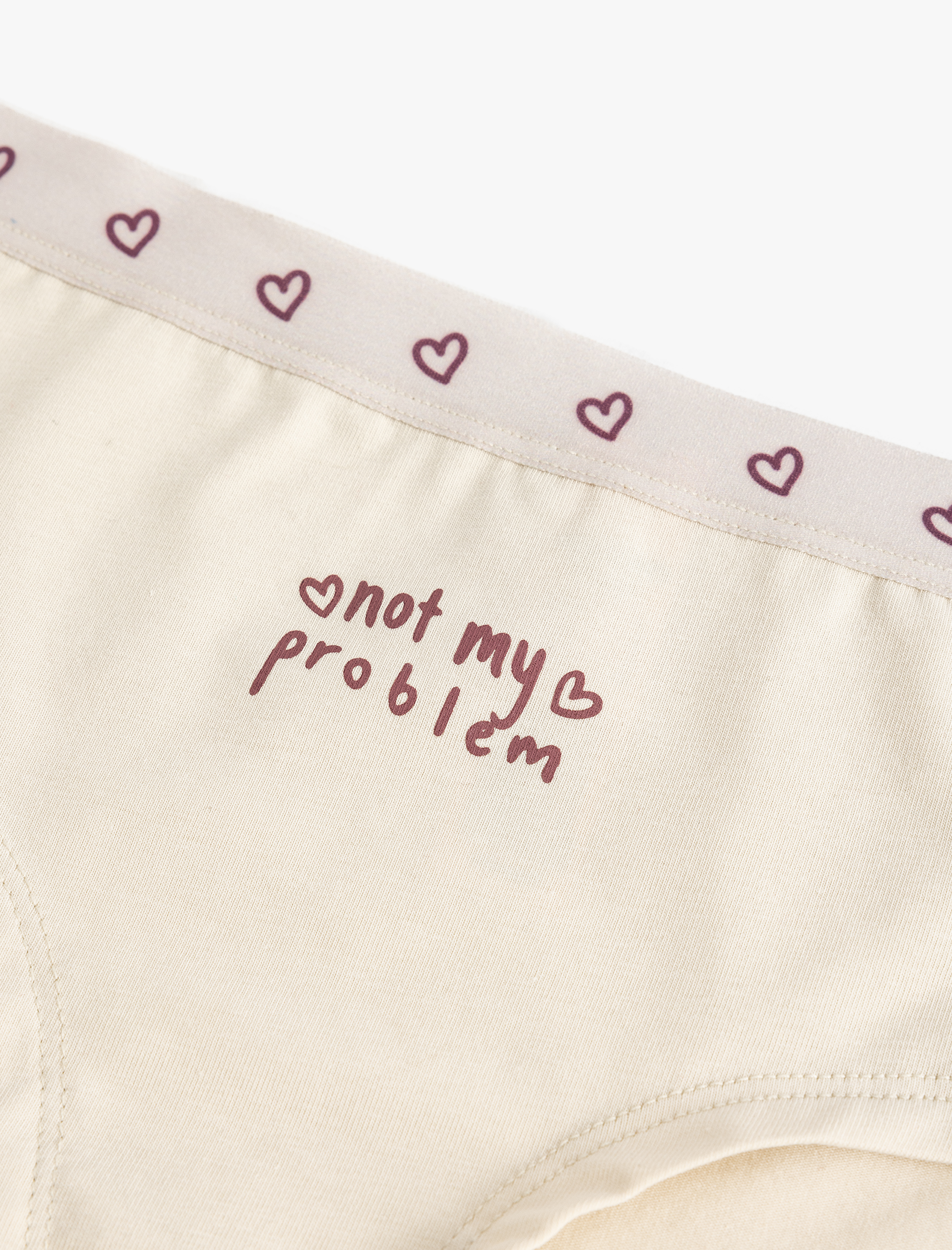   Kalpli Hipster Külot Yüksek Bel Baskılı