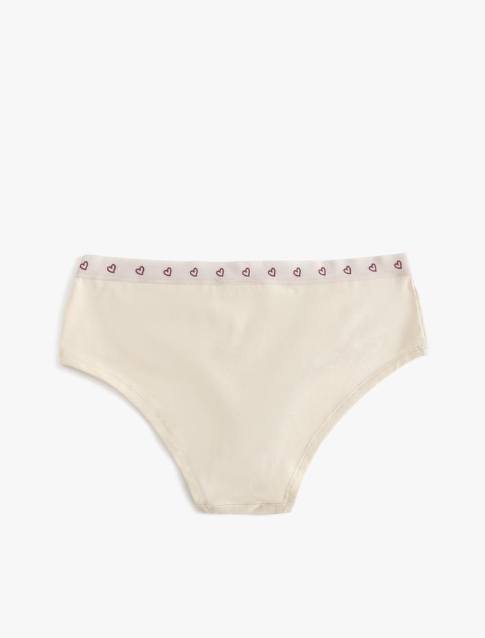  Kalpli Hipster Külot Yüksek Bel Baskılı