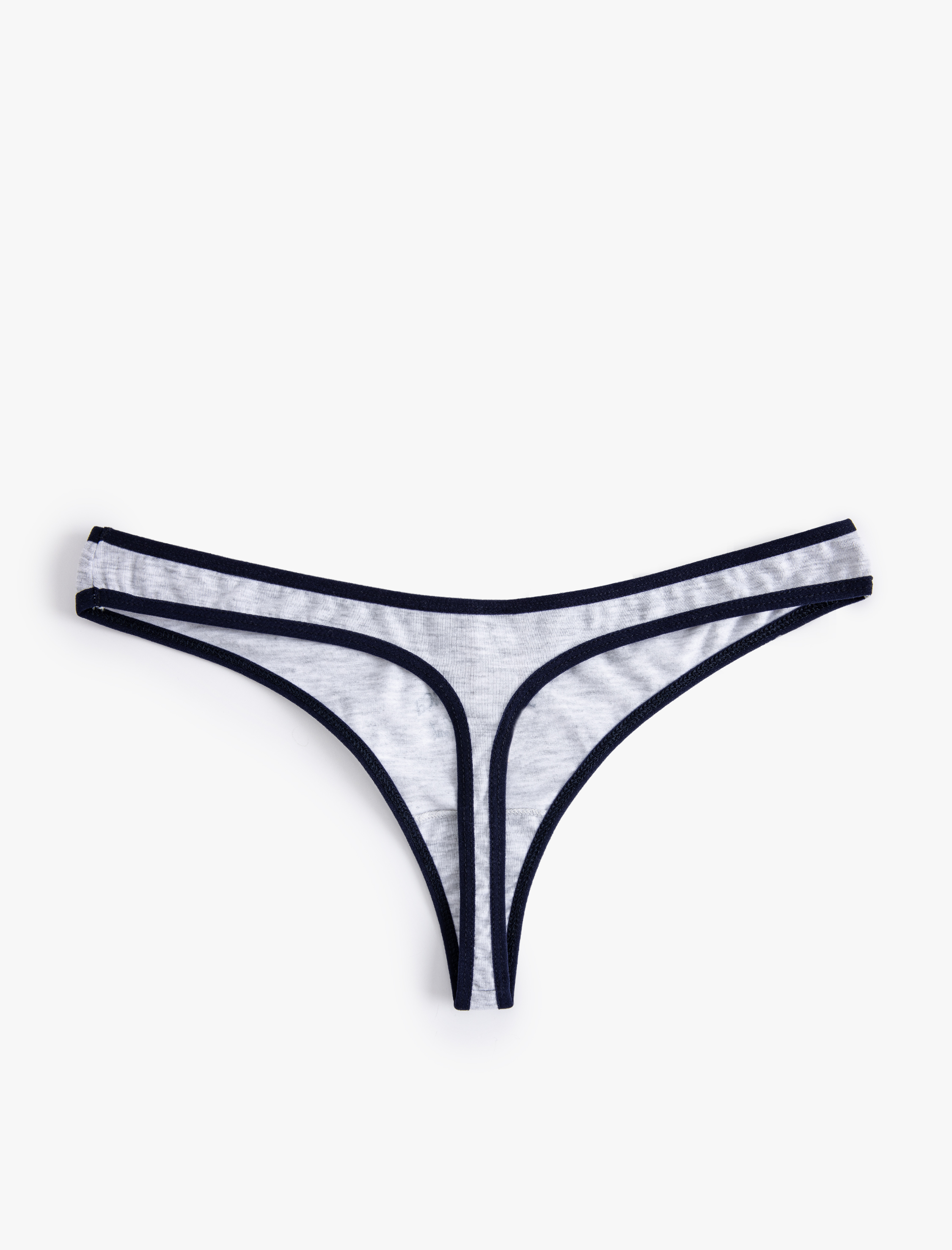   Tanga Külot Baskılı Renk Kontrastlı