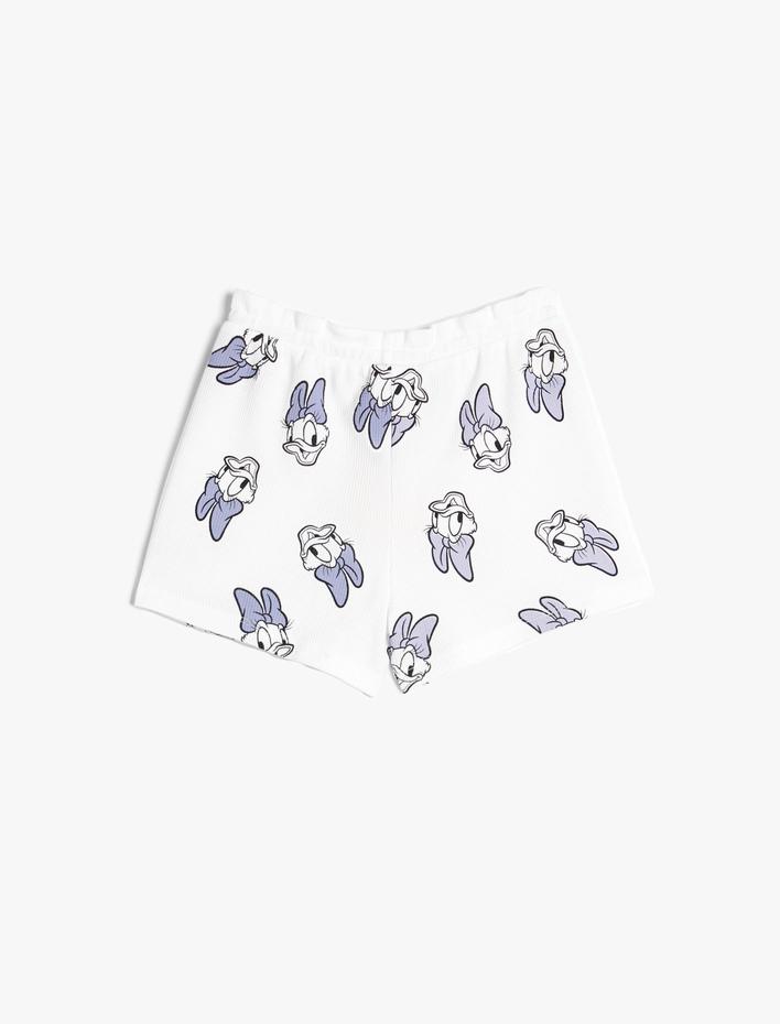 Kız Bebek Daisy Duck Şort Cepli Beli Lastikli