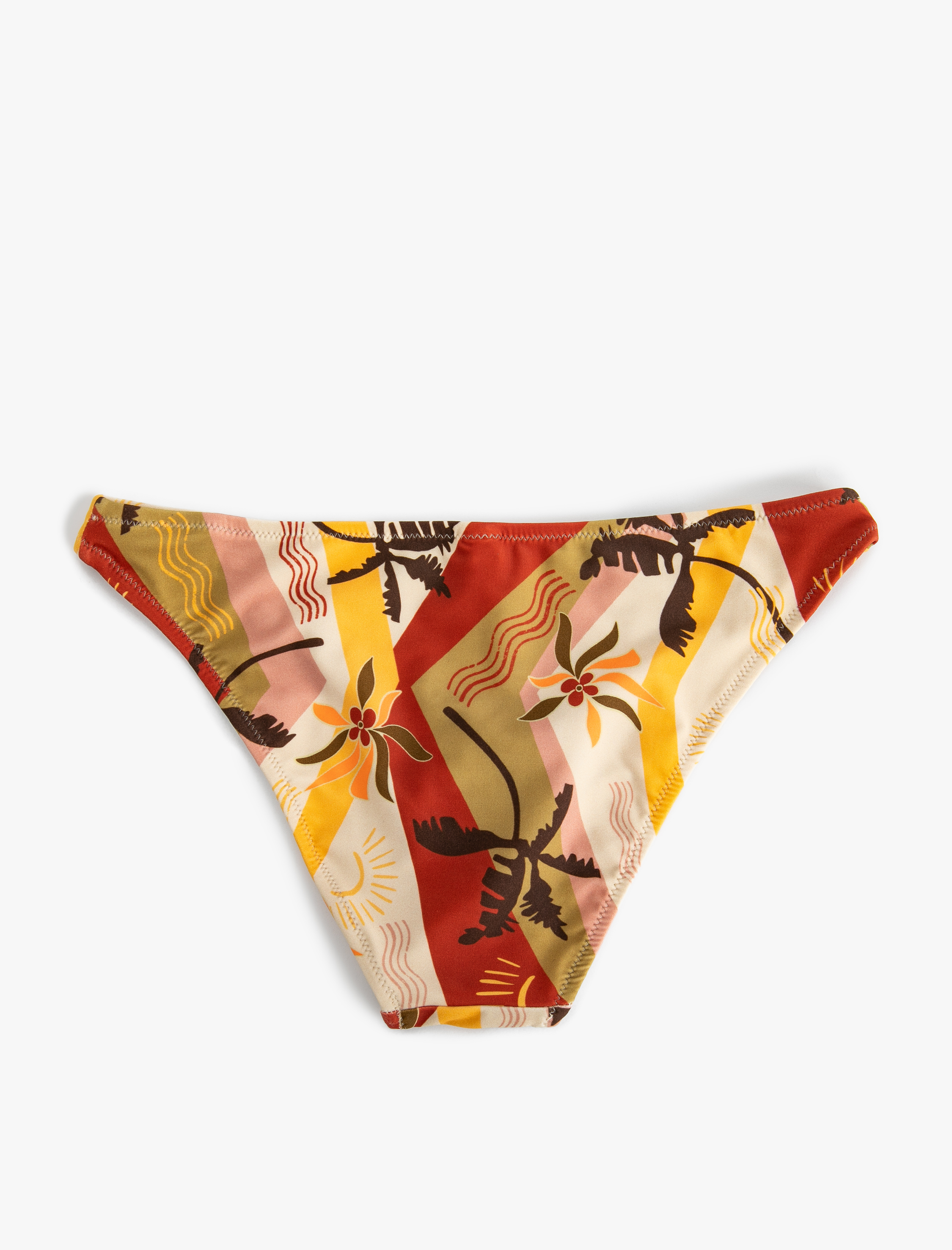   Bikini Altı Çiçekli Desenli Normal Bel