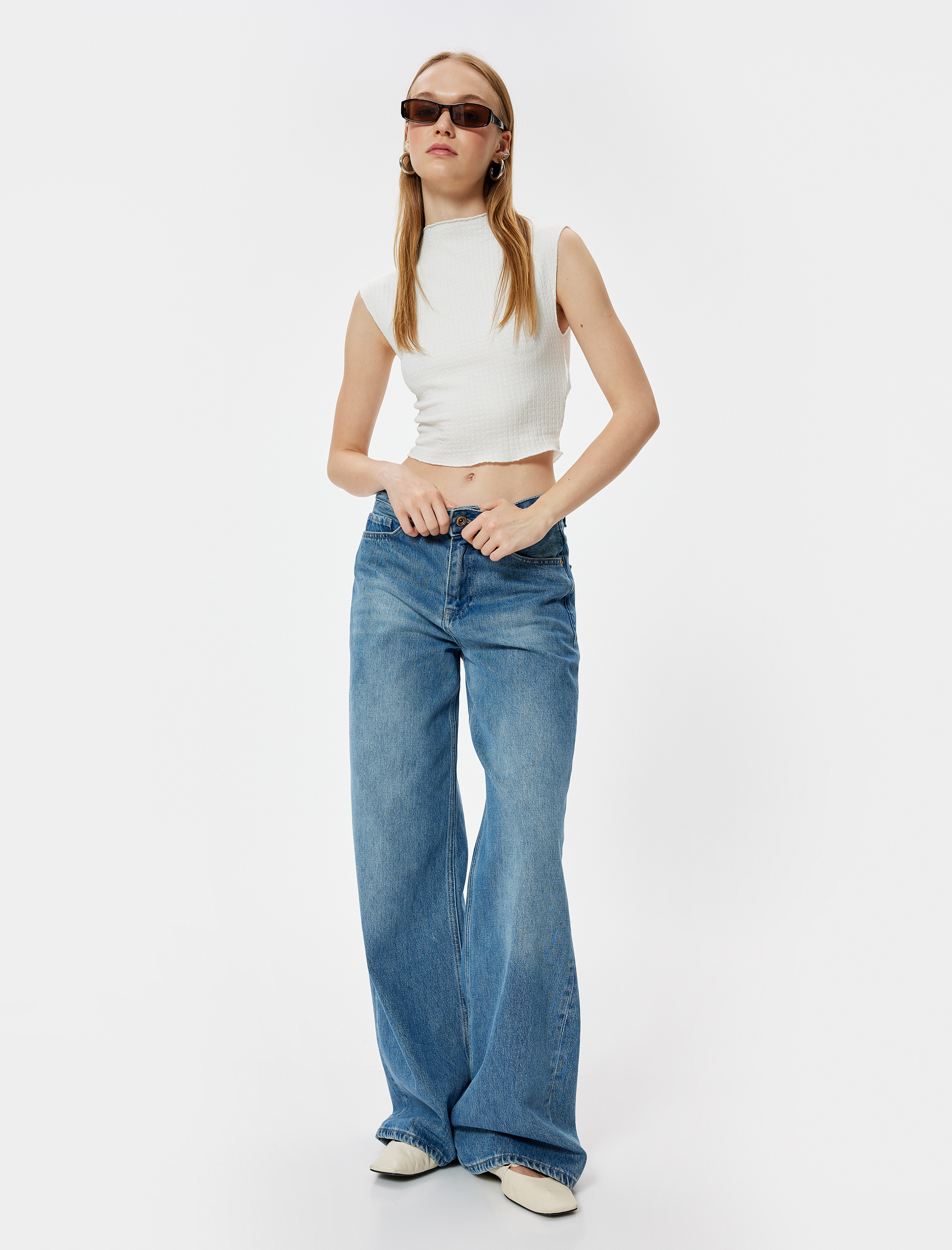   Kolsuz Atlet Slim Fit Dokulu Dik Yaka Bürümcük