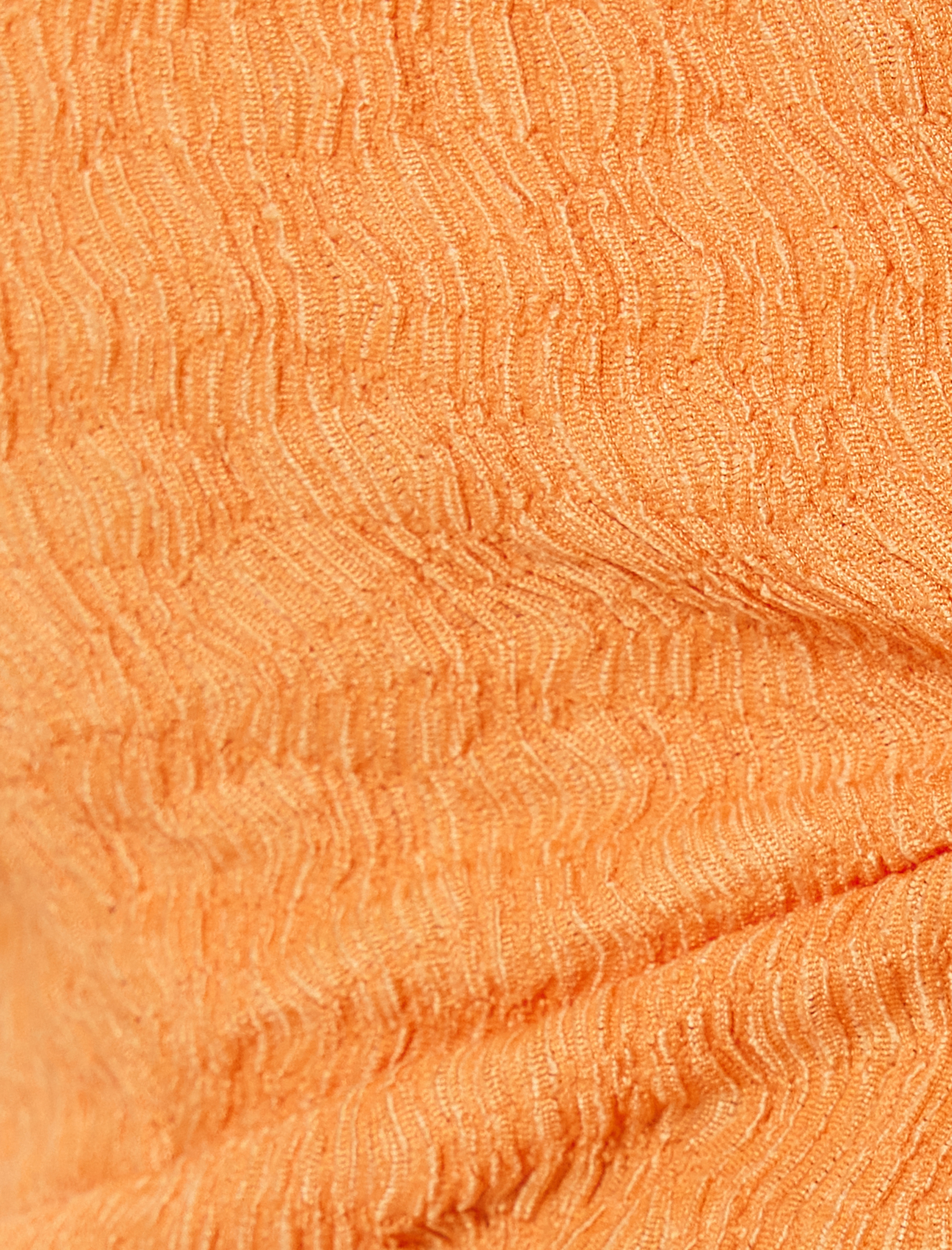   Crop Üst Sırt Dekolteli Boyundan Kalın Askılı Dokulu Derin V Yaka Bürümcük