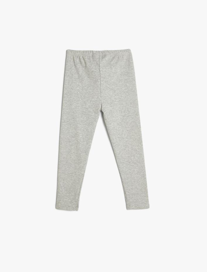 Kız Bebek Basic Tayt Ribanalı Pamuklu