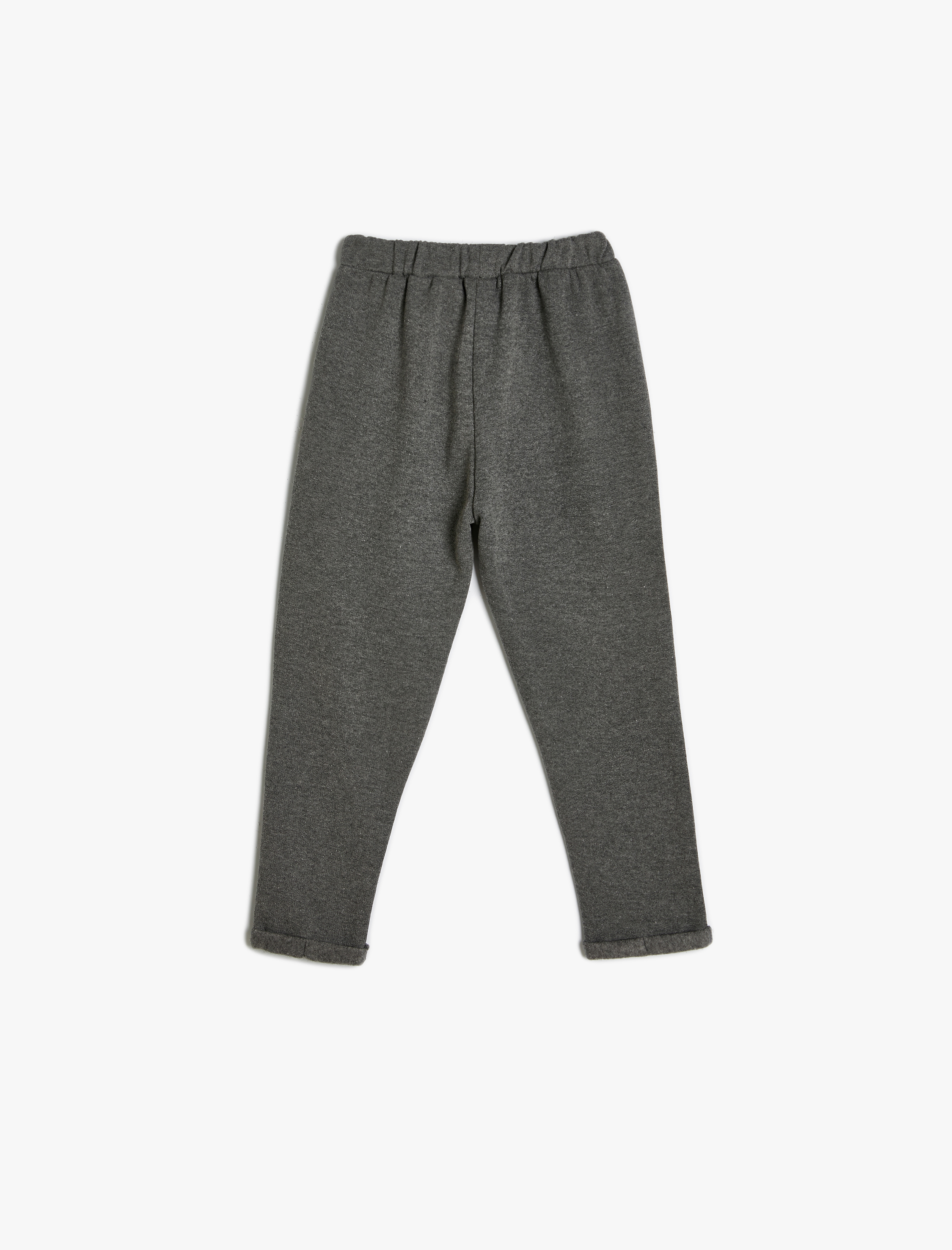  Erkek Bebek Beli Bağlamalı Pamuklu Şardonlu Eşofman Altı