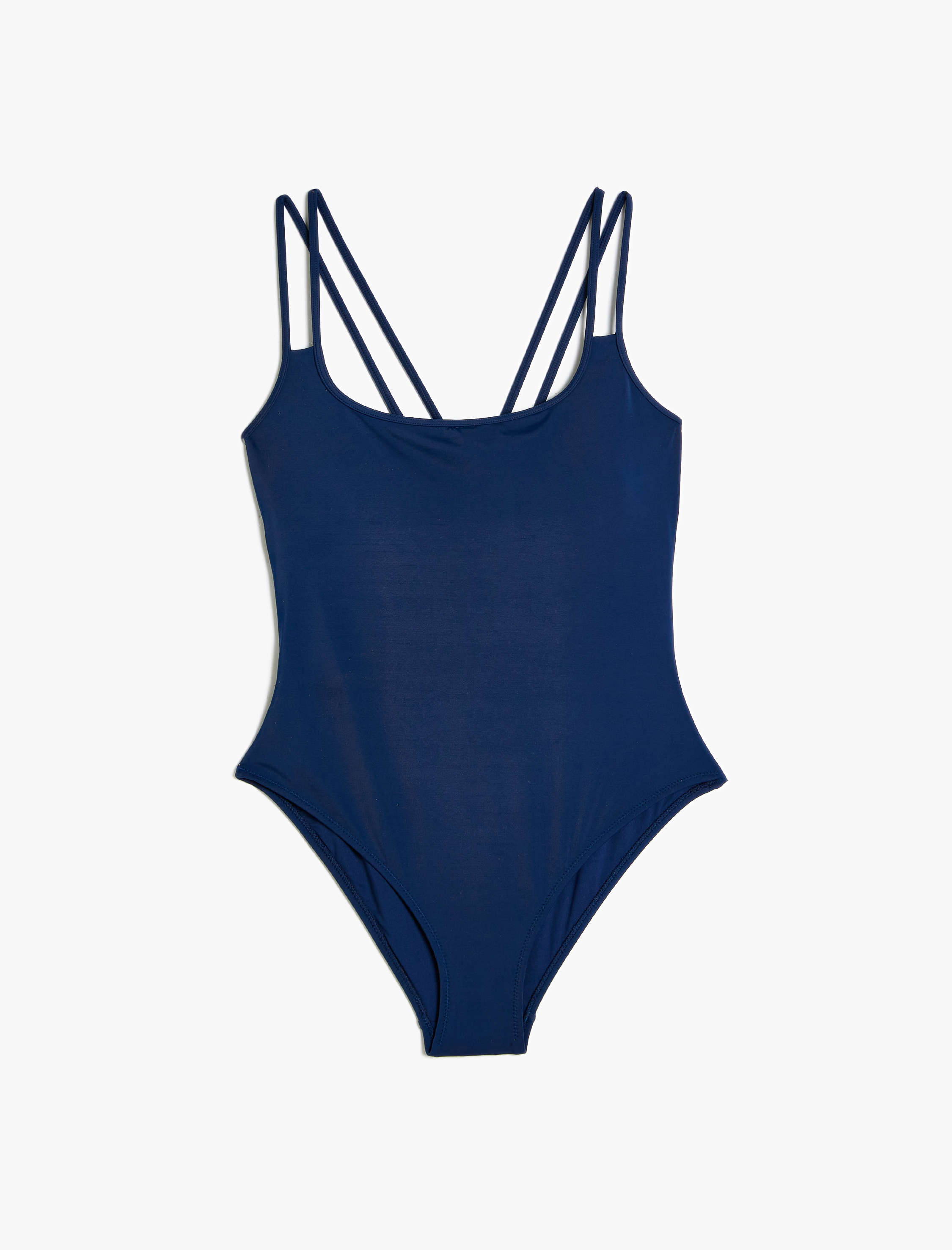   Arkası Pencere Detaylı Mayo Çift Askı Detaylı Arkası Çapraz Askılı