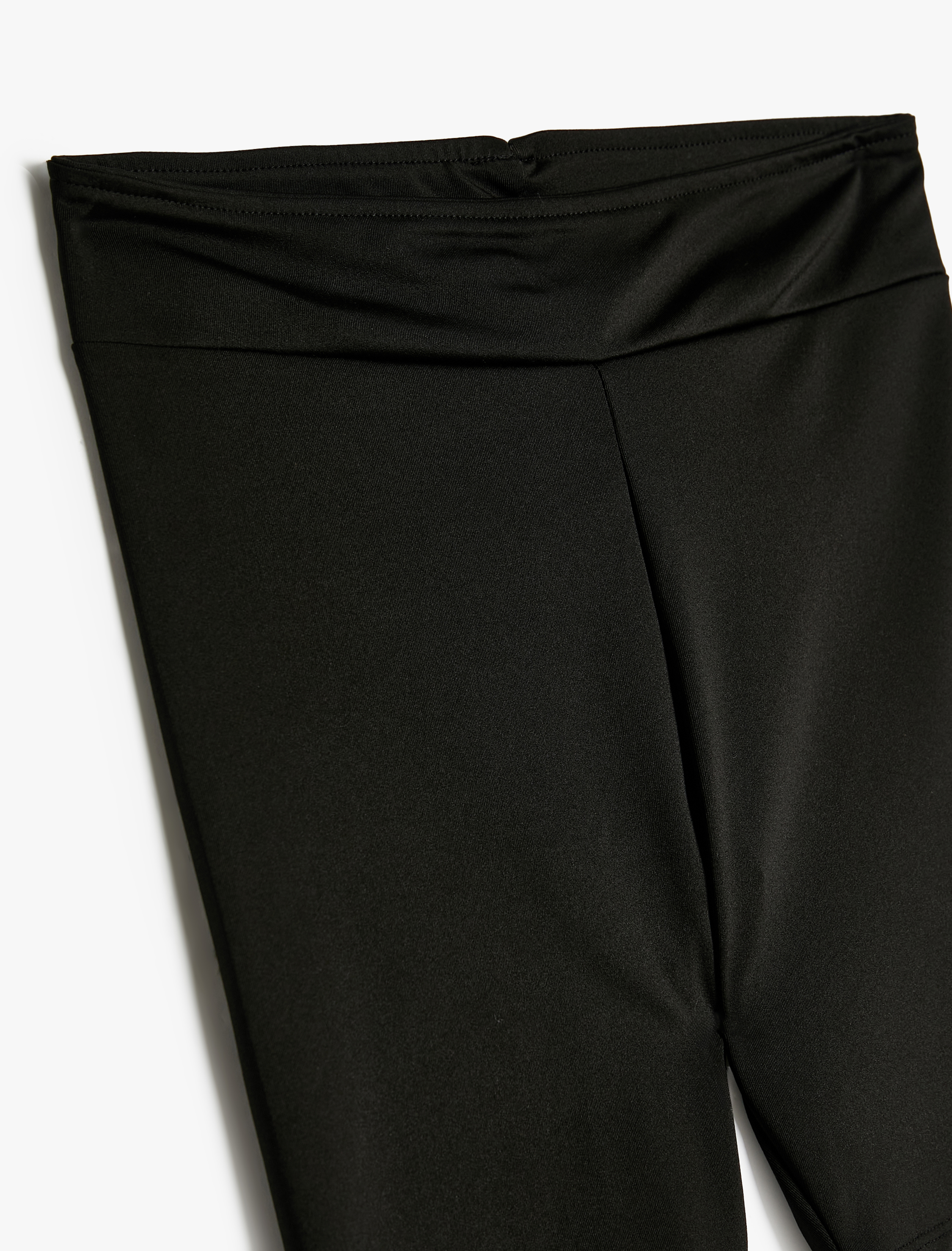  Kız Çocuk Basic Kısa Tayt Beli Lastikli