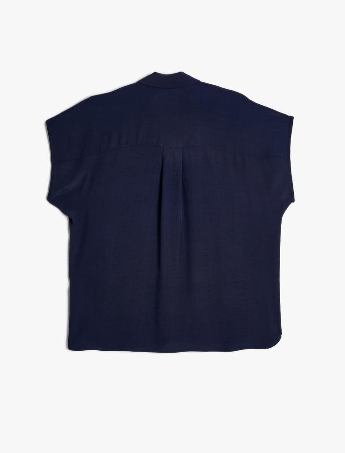  Kap Kol Gömlek Viskoz Kumaş