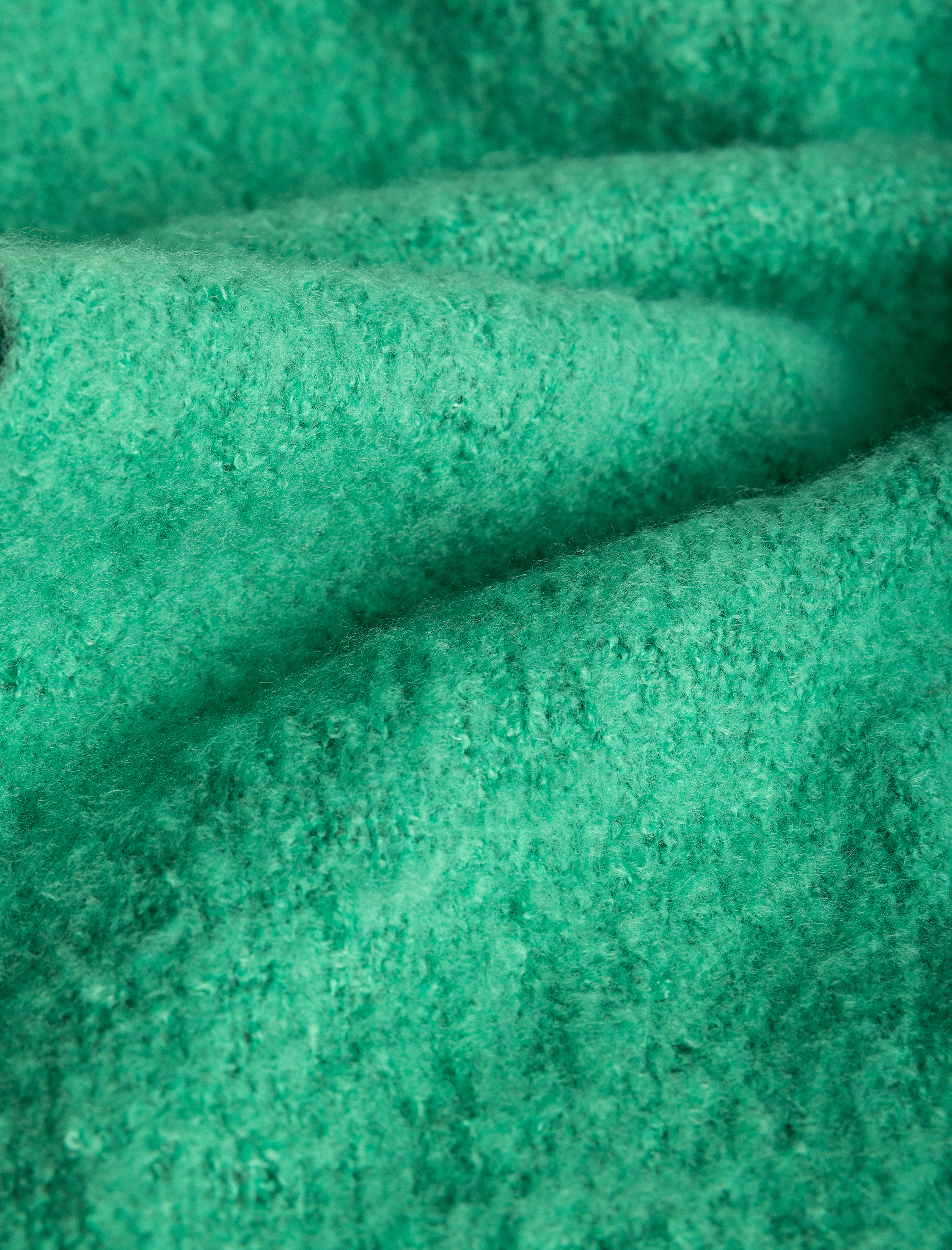  Kadın Basic Uzun Atkı Yumuşak Dokulu Püsküllü