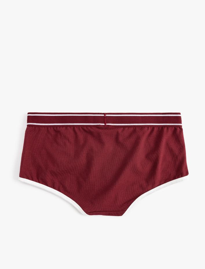  Hipster Külot Renk Kontrastlı