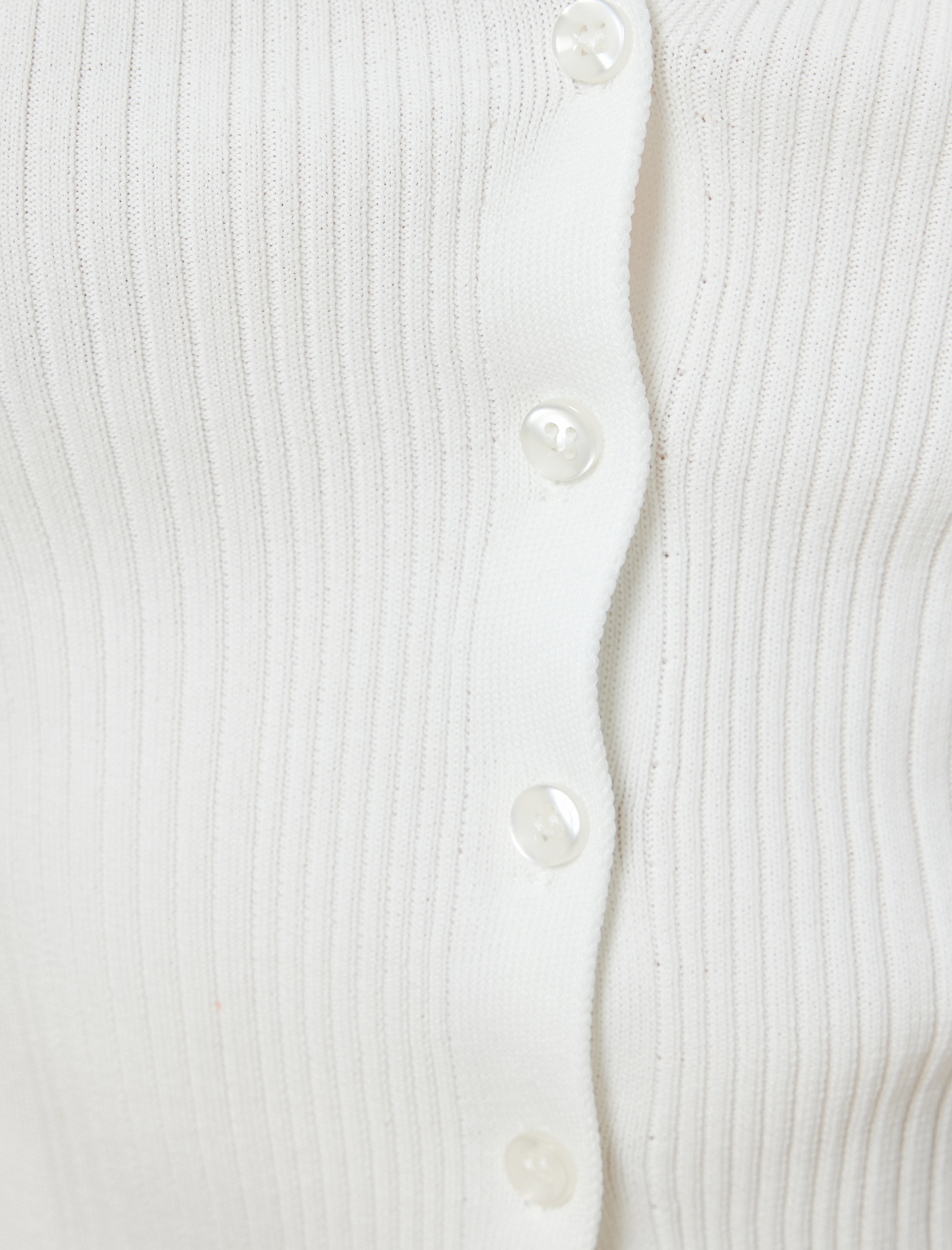   Polo Yaka Kazak Kısa Kollu Düğmeli Slim Fit