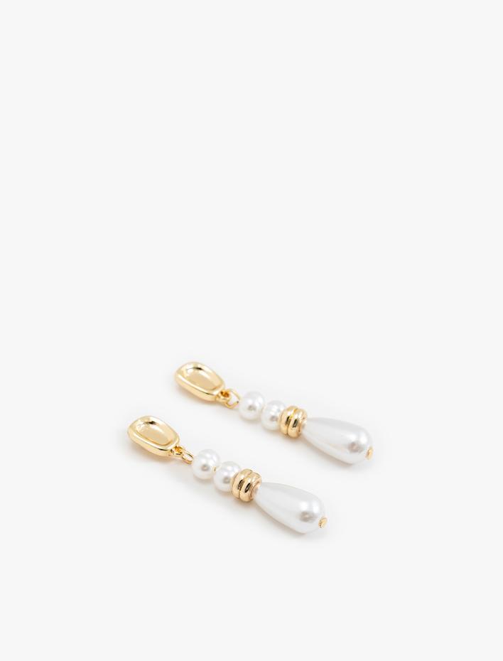 Kadın İnci Küpe Sallantılı