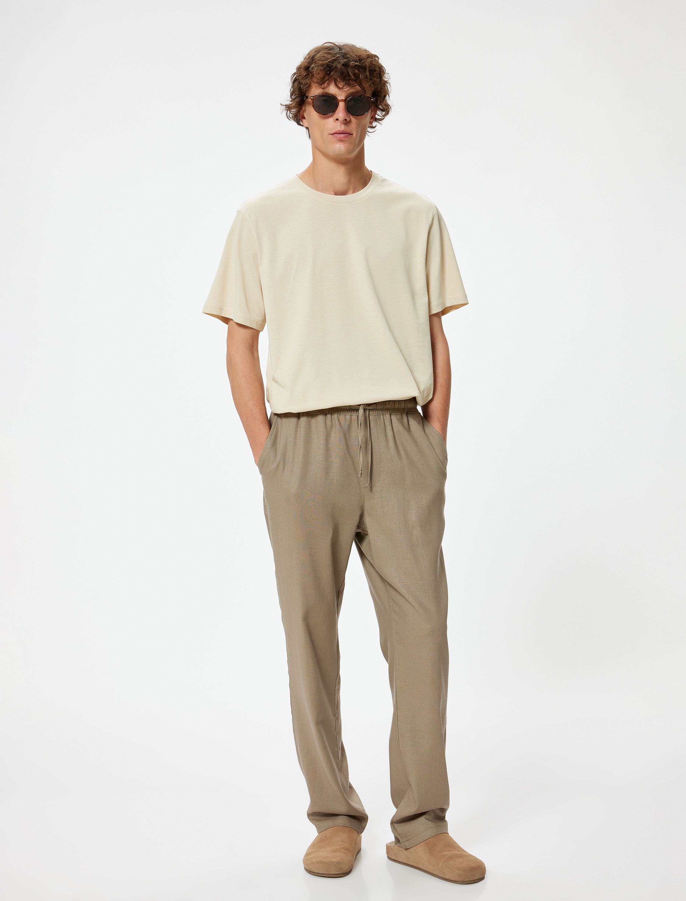   Basic Tişört Kısa Kollu Bisiklet Yaka Pamuklu