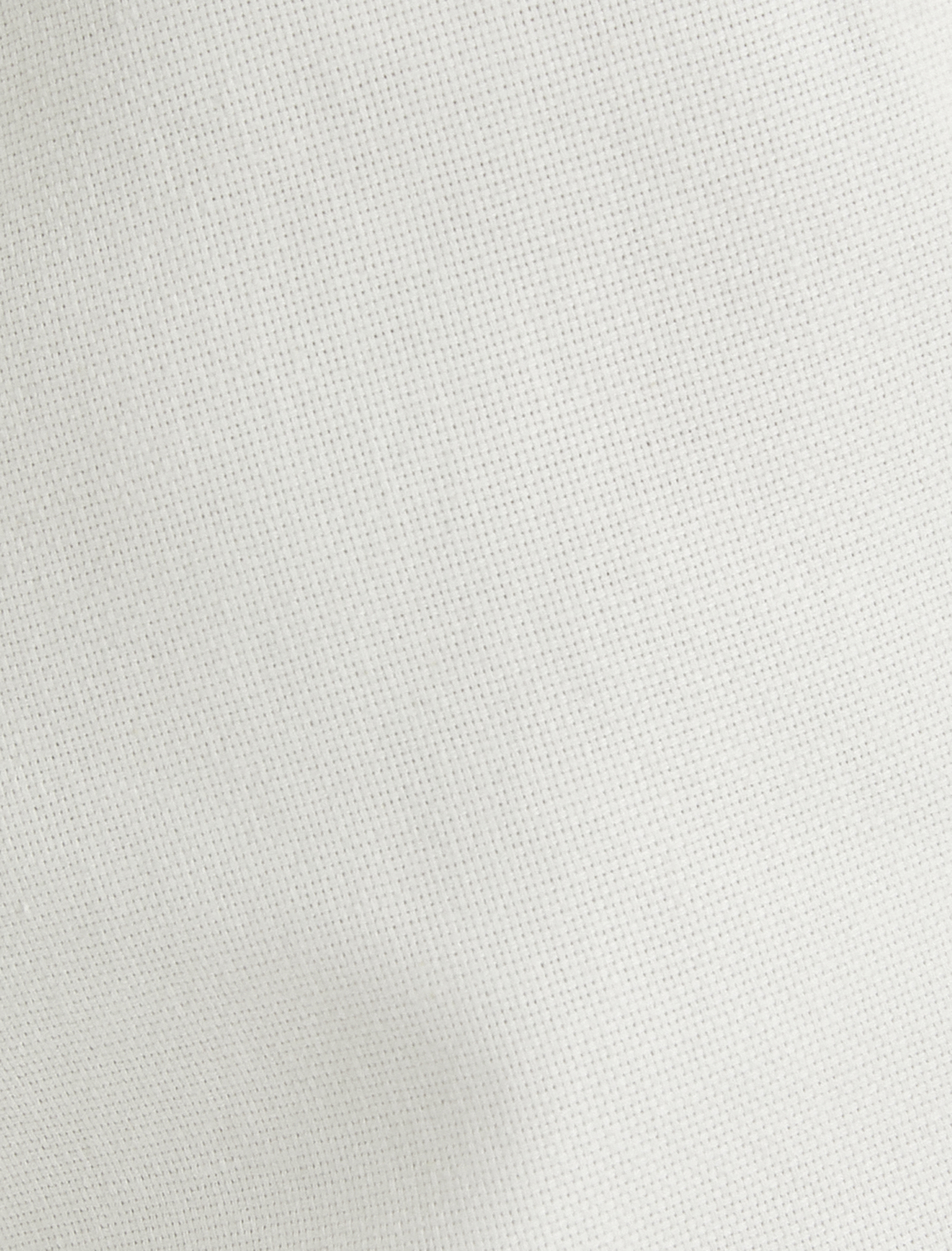   Keten Pantolon Chino Beli Bağcıklı Cep Detaylı