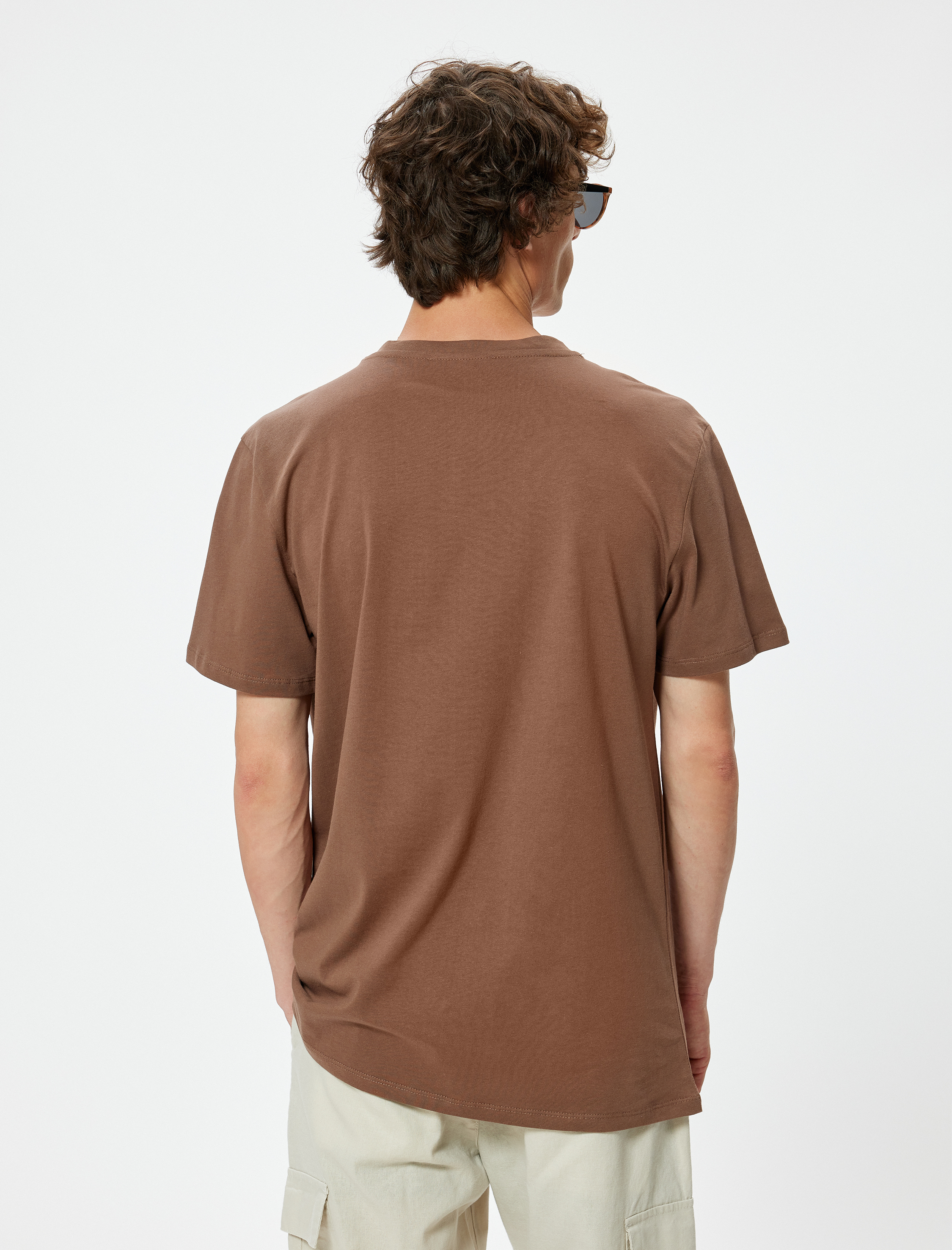   Basic Tişört Slim Fit Bisiklet Yaka Kısa Kollu