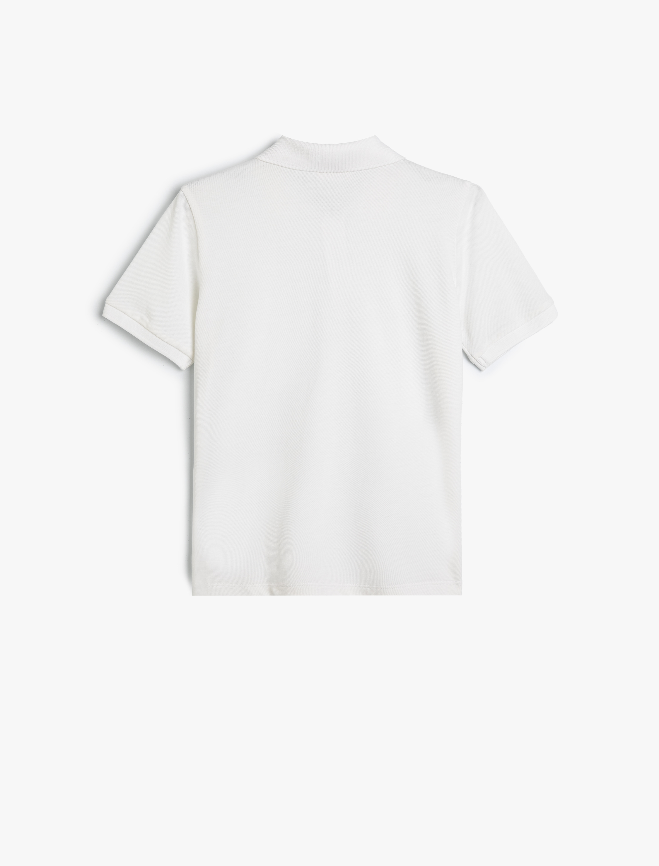  Erkek Çocuk Polo Yaka Düğme Detaylı Pamuklu Kısa Kollu Basic Tişört