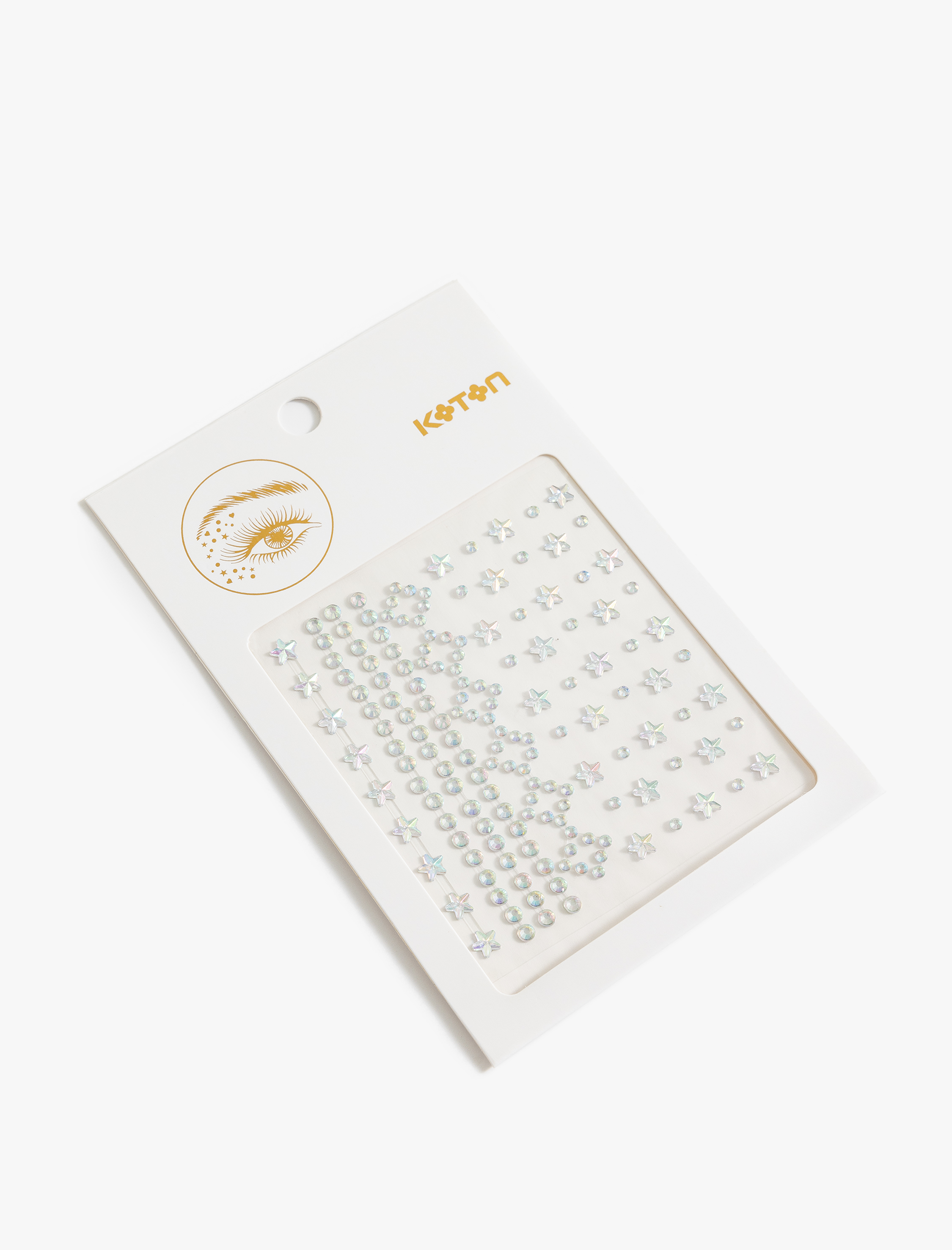 Beyaz Kadın Yıldız Şekilli Yüz Taşı Sticker Seti 5WAK70234AA | Koton