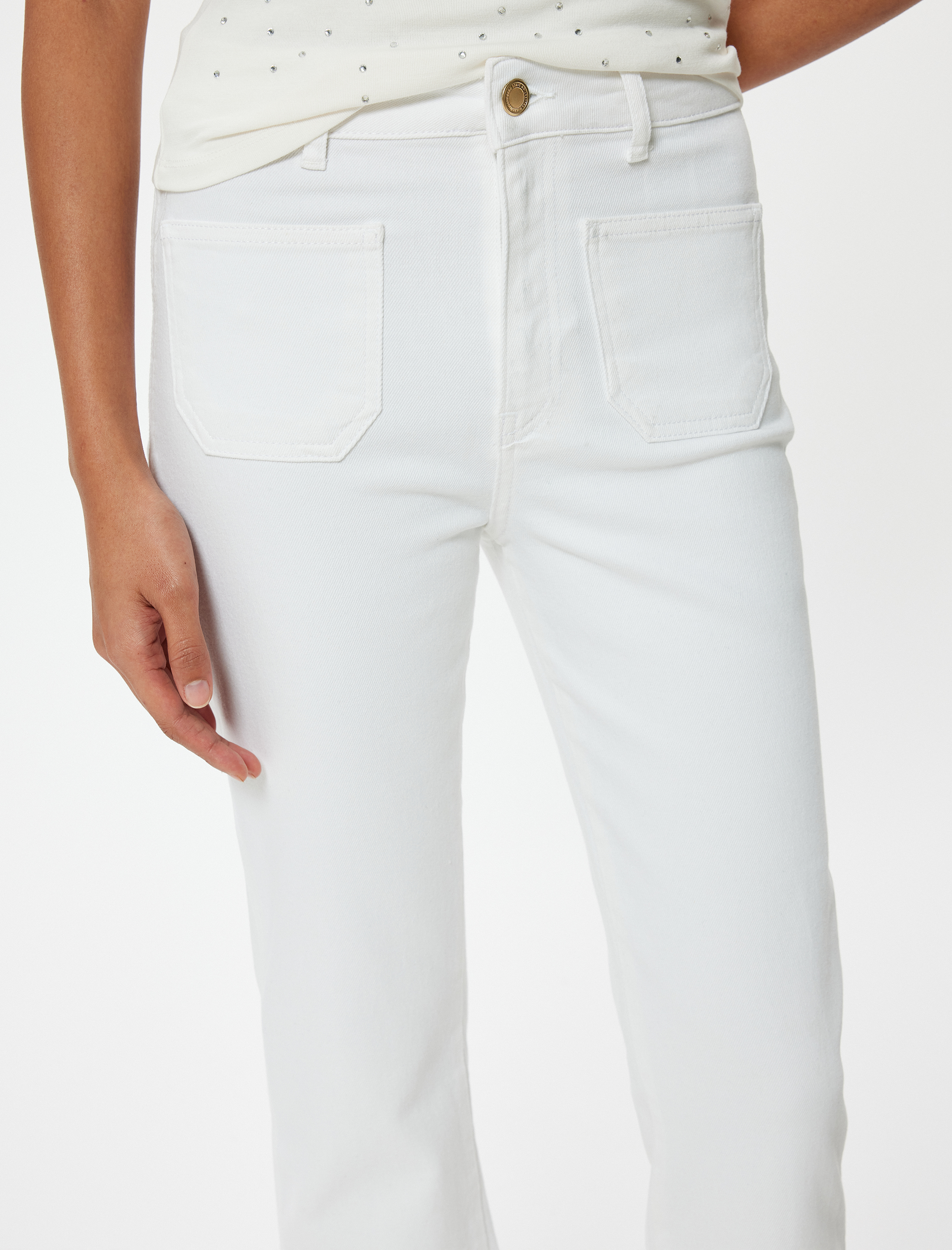   Koton X Melis Ağazat - İspanyol Paça Cepli Kot Pantolon