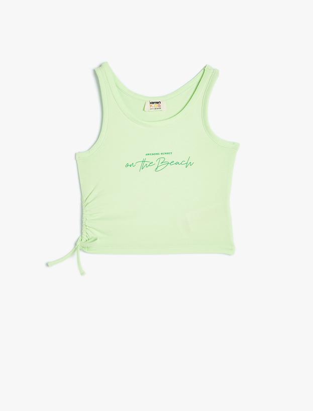 Shirred Detail Tank Top_0