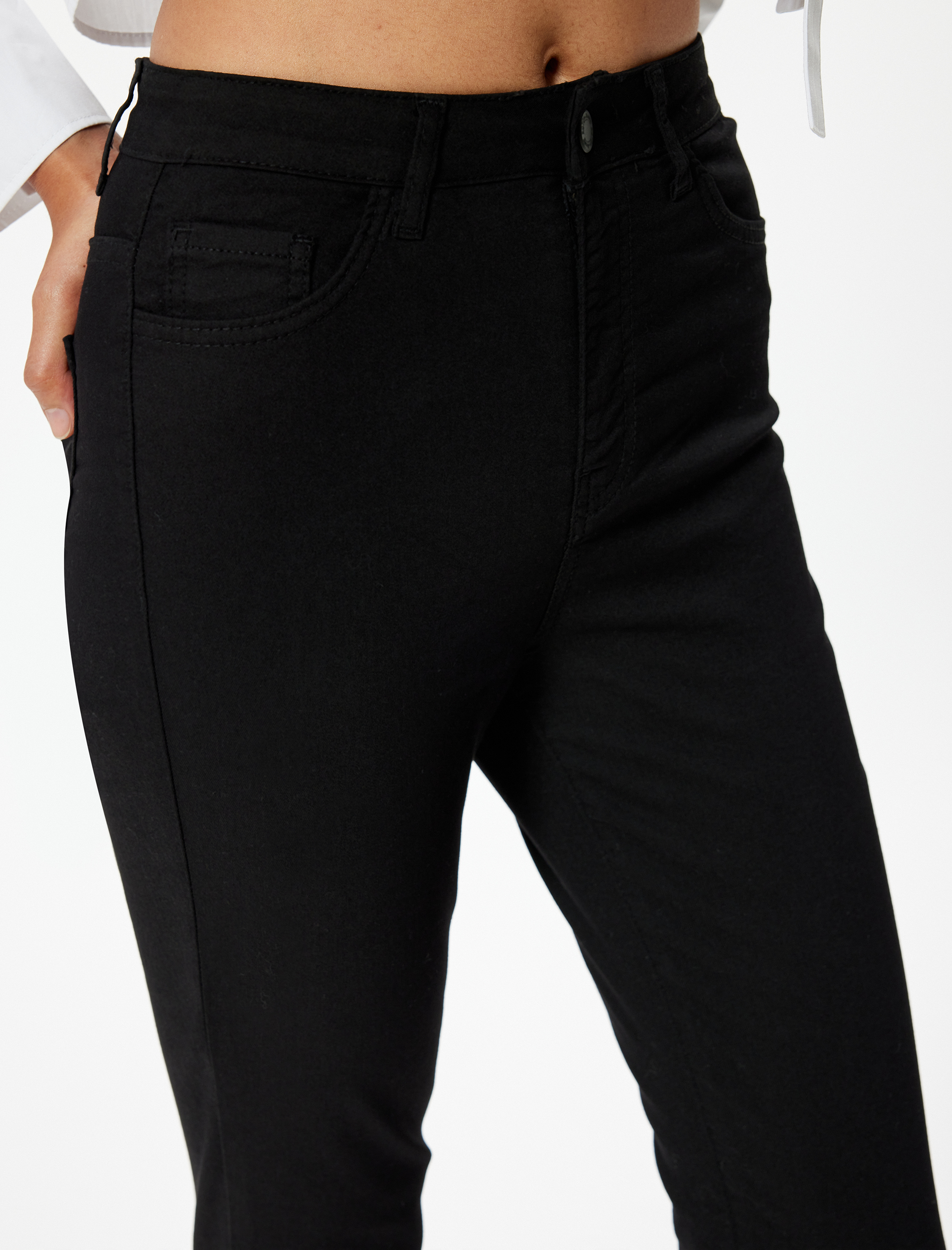   Yüksek Bel Skinny Kot Pantolon Dar Paça Cepli - Carmen Skinny Jeans