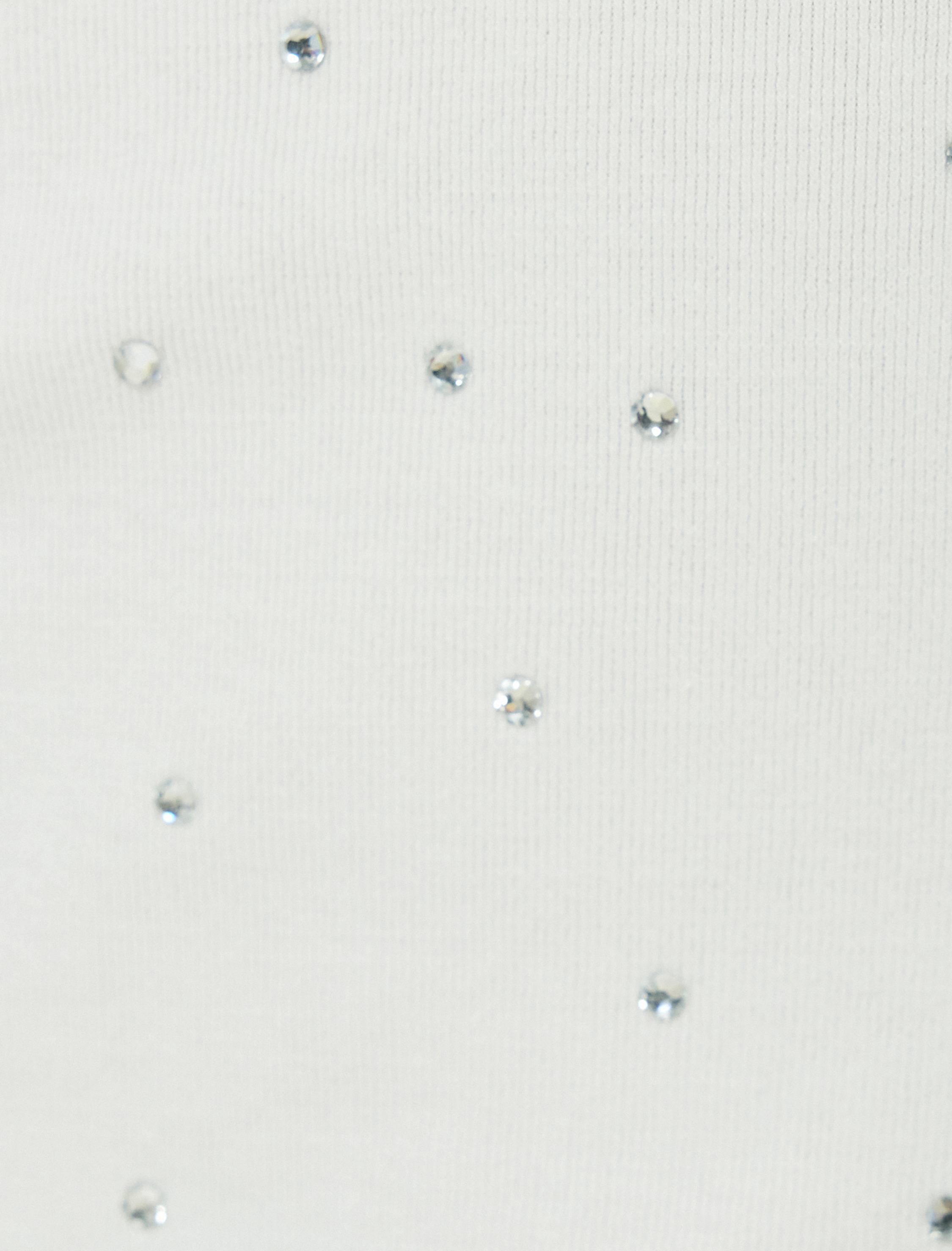   Taşlı Atlet Slim Fit U Yaka