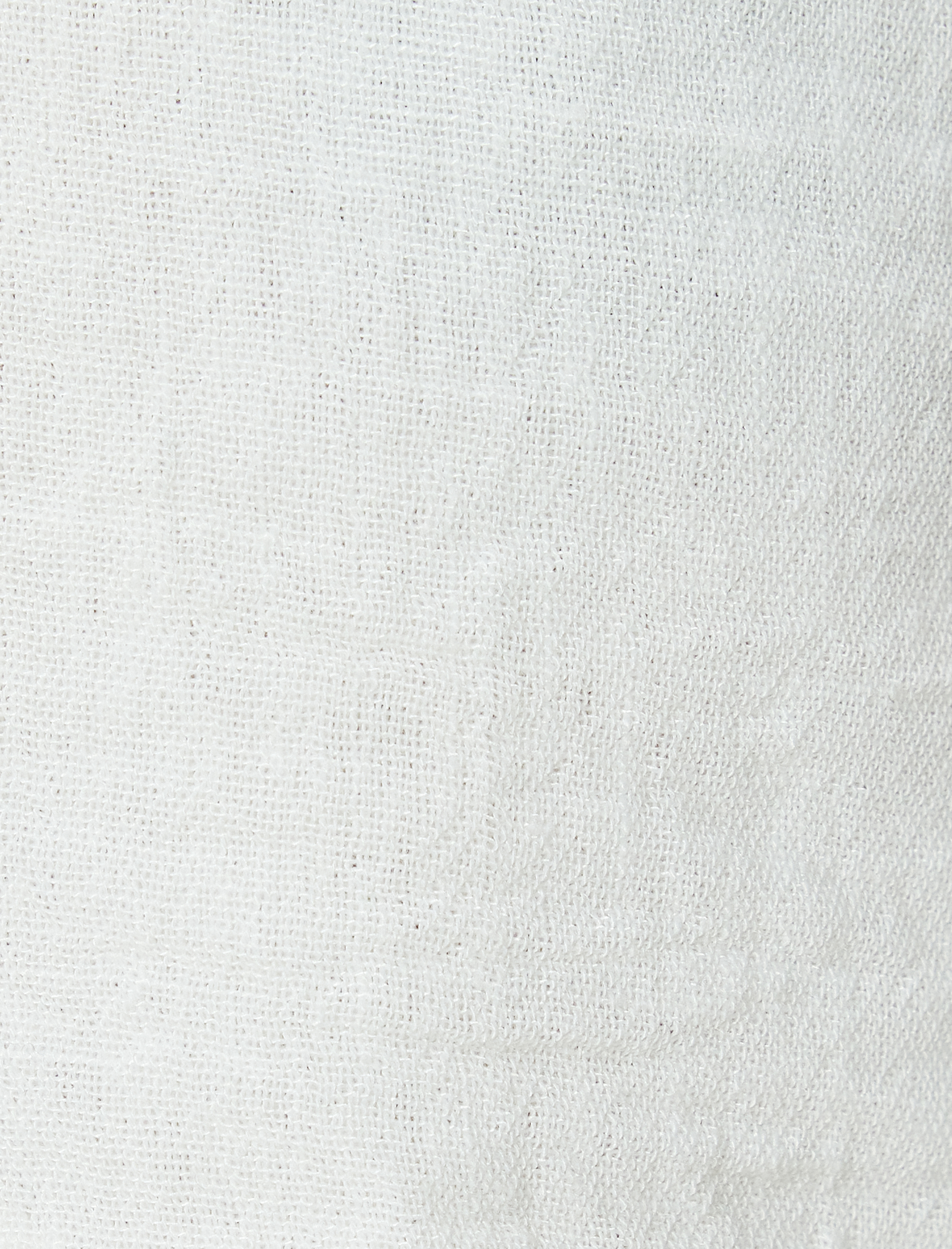   Kısa Kollu Yakasız Gömlek Cep Detaylı Rahat Kalıp