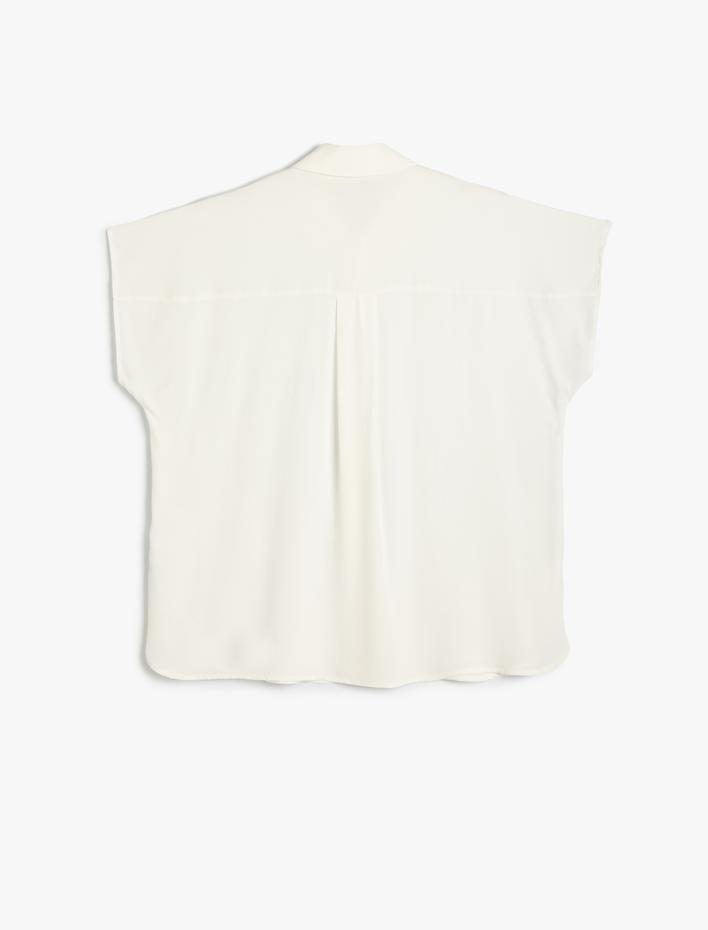  Kap Kol Gömlek Viskoz Kumaş