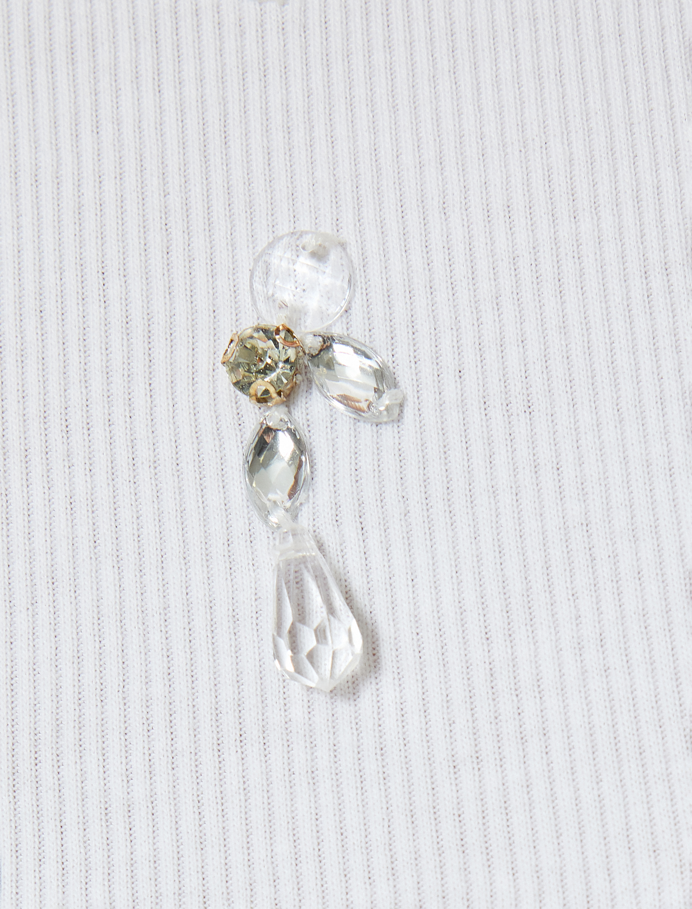   Halter Yaka Atlet Taş Detaylı Kolsuz Slim Fit