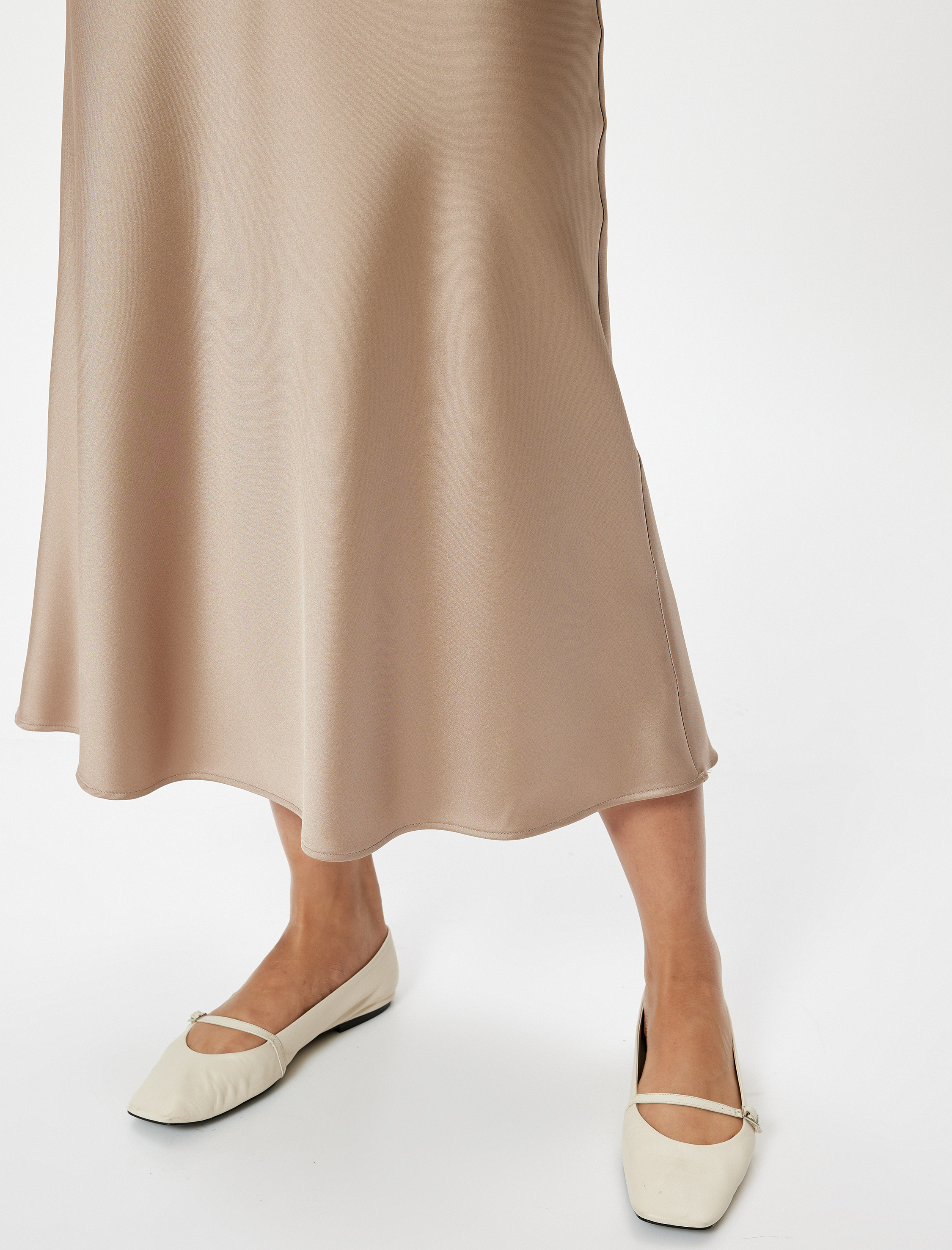   Midi Boy Saten Etek A Kesim