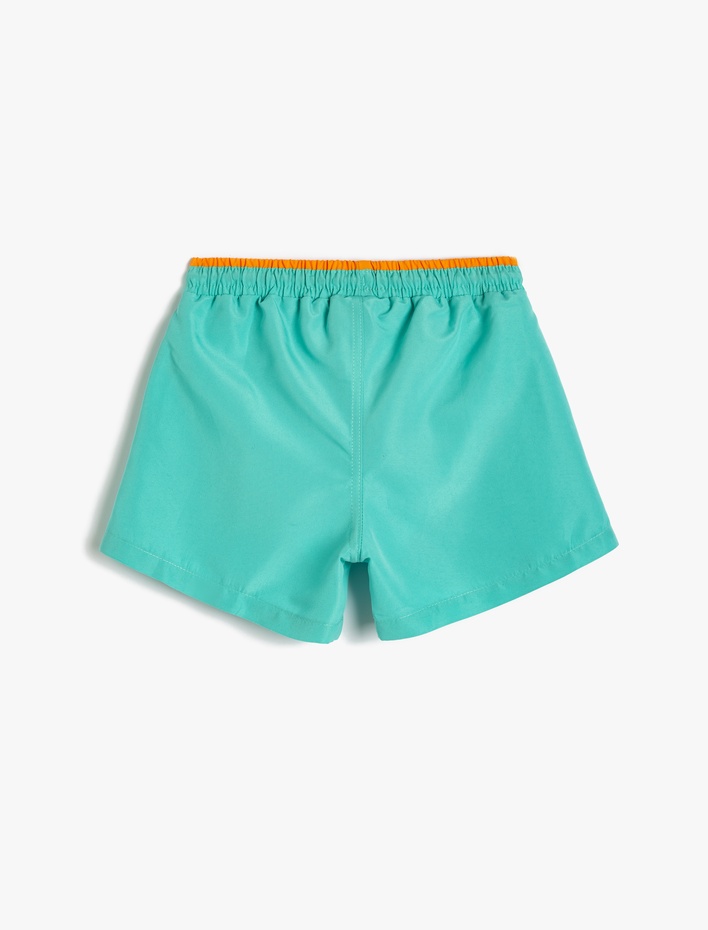 Erkek Çocuk Basic Deniz Şortu Beli Bağlamalı