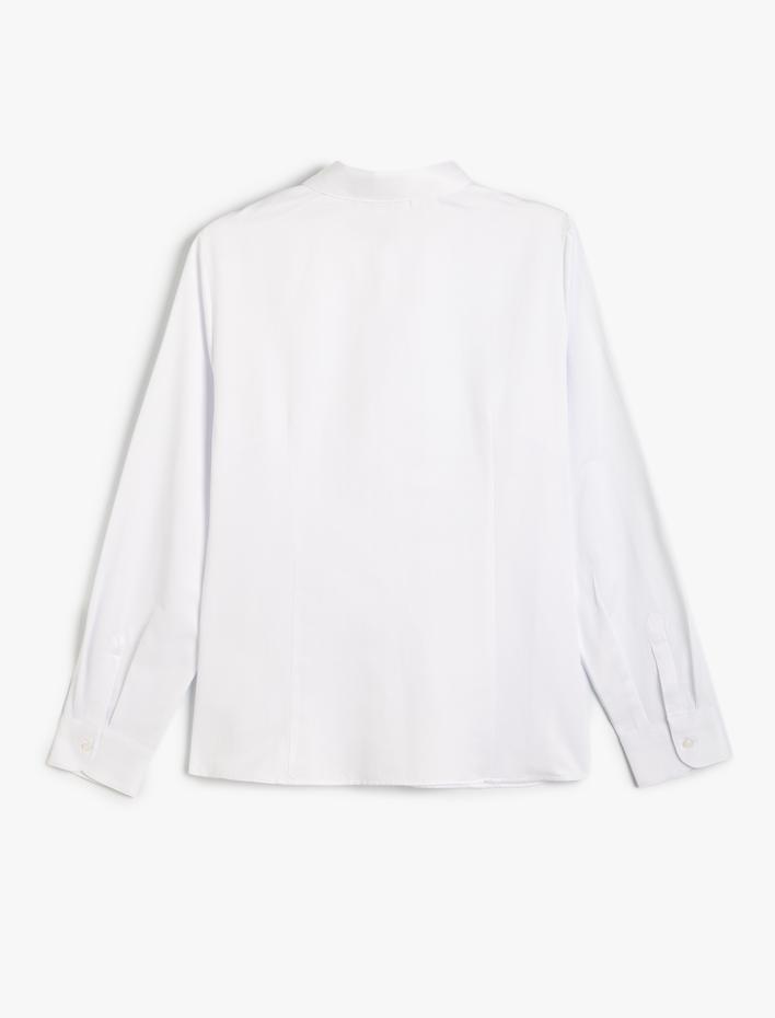  Uzun Kollu Regular Fit Klasik Poplin Gömlek