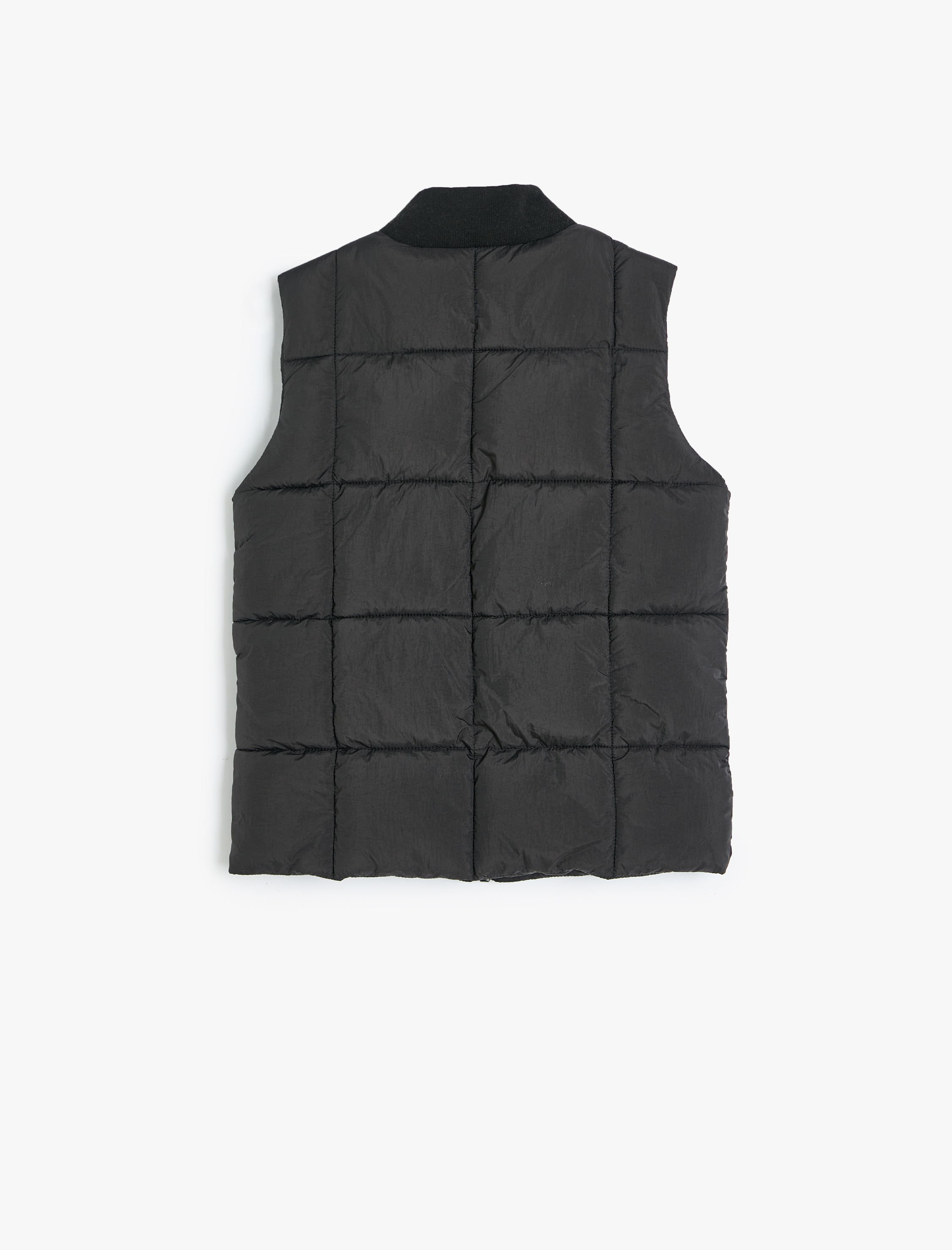  Erkek Çocuk Kapitone Şişme Yelek Cep Detaylı