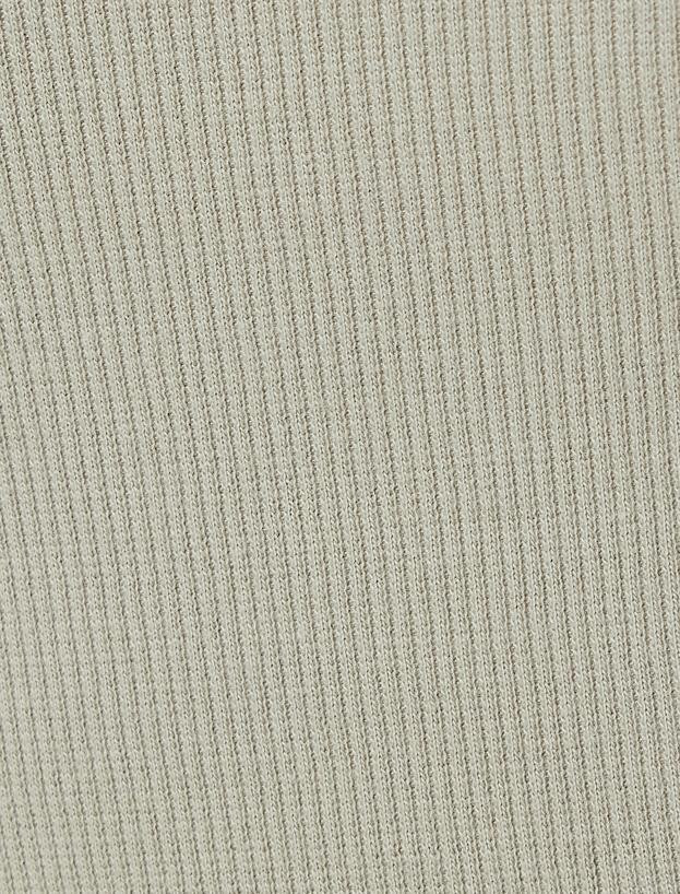 Yıldız Baskılı Tişört Reglan Kollu Bisiklet Yaka Slim Fit_5