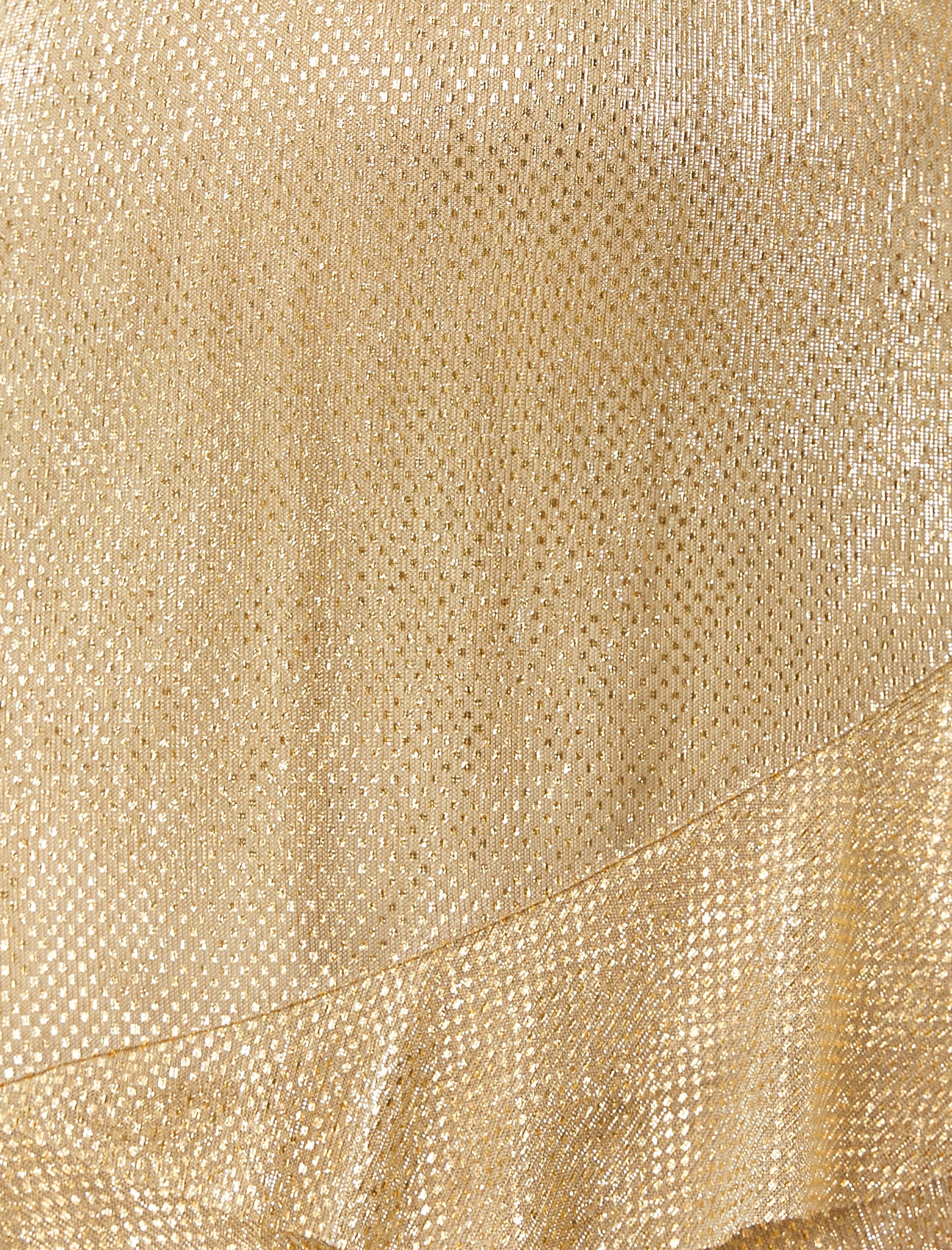   Asimetrik Uzun Kollu Parlak Abiye Elbise