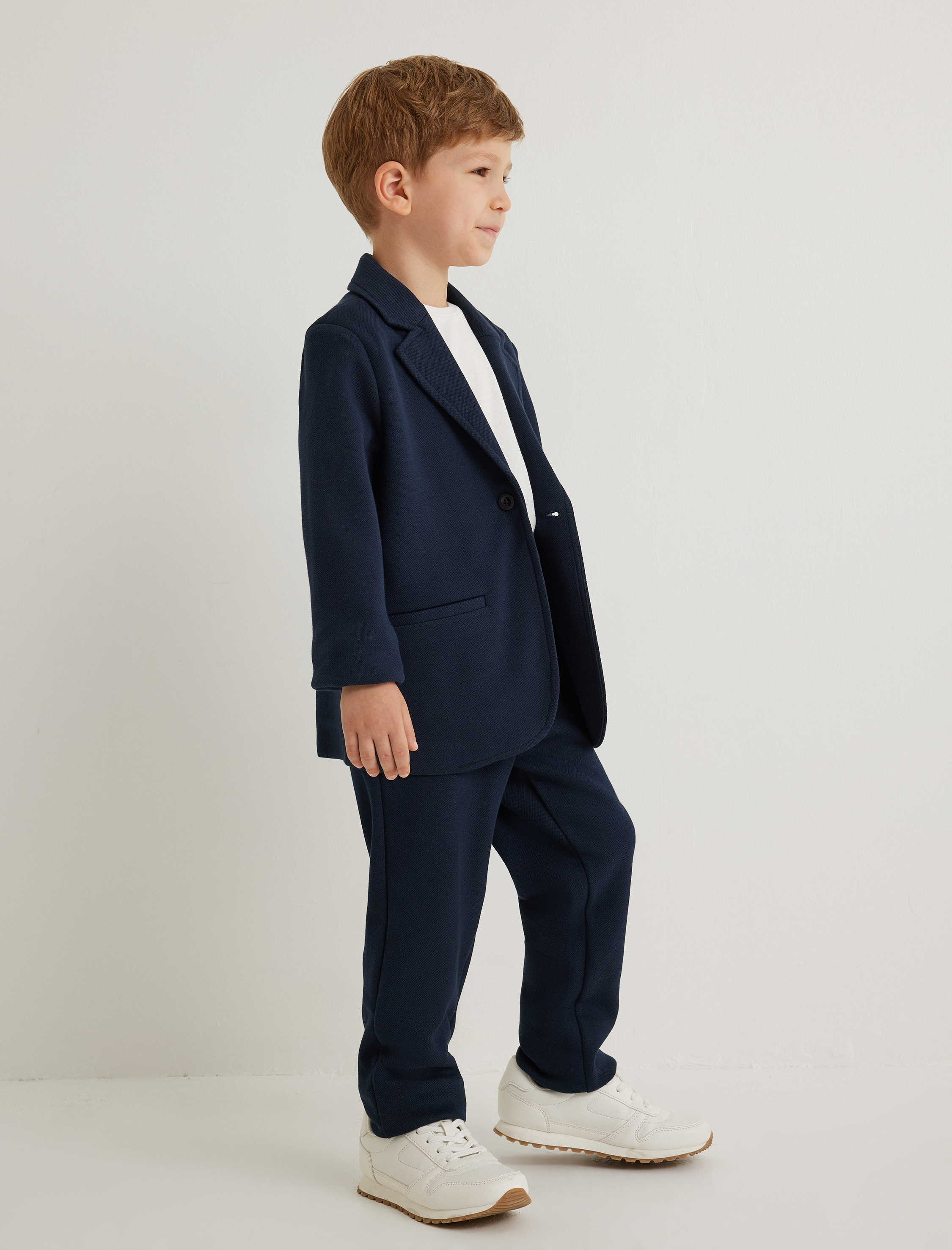  Erkek Çocuk Beli Bağlamalı Cep Detaylı Basic Okul Eşofman Altı