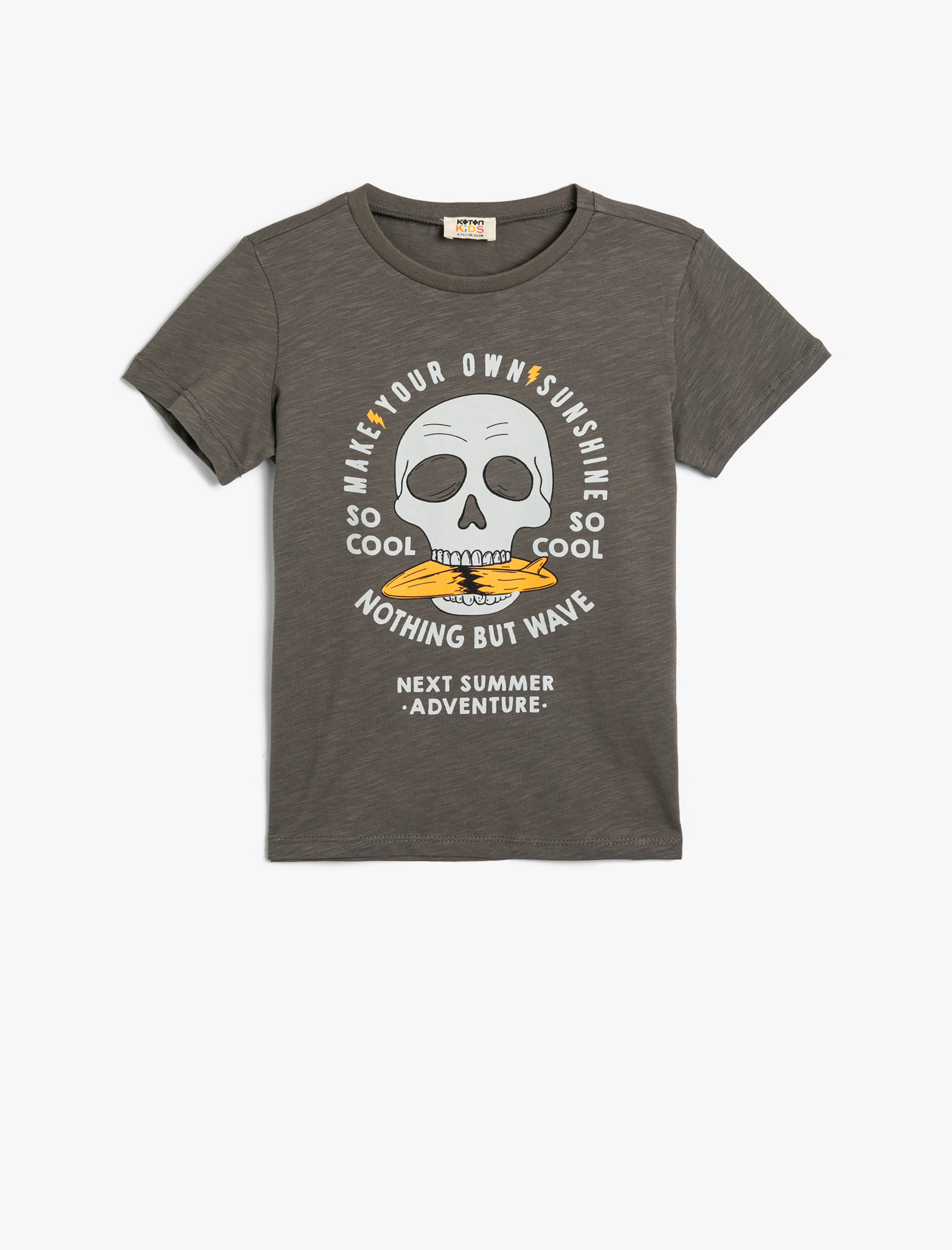  Erkek Çocuk Şort Tişört 2'li Takım Pamuklu Baskı Detaylı