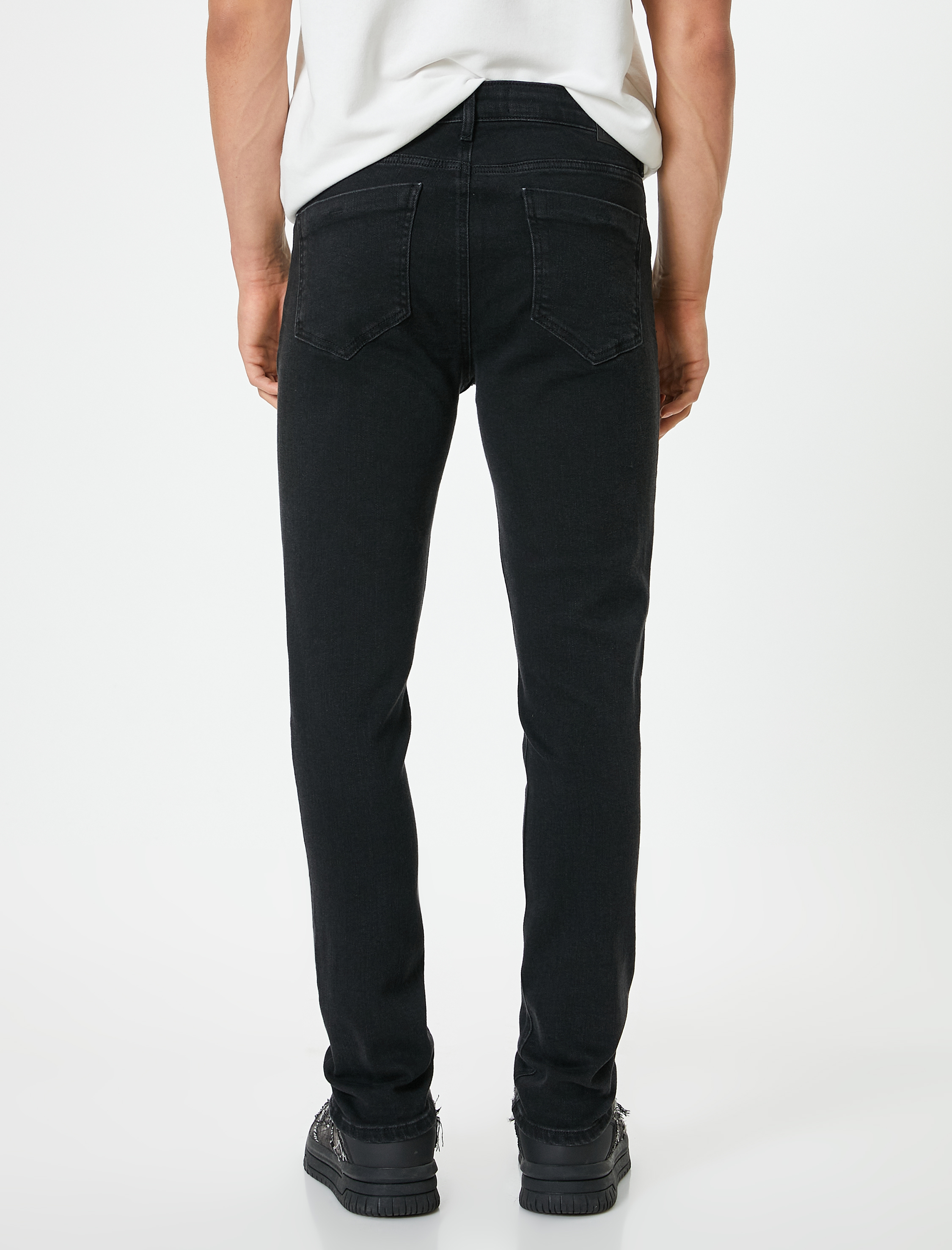   Standart Bel Pamuklu Slim Fit Kot Pantolon - Brad Jean