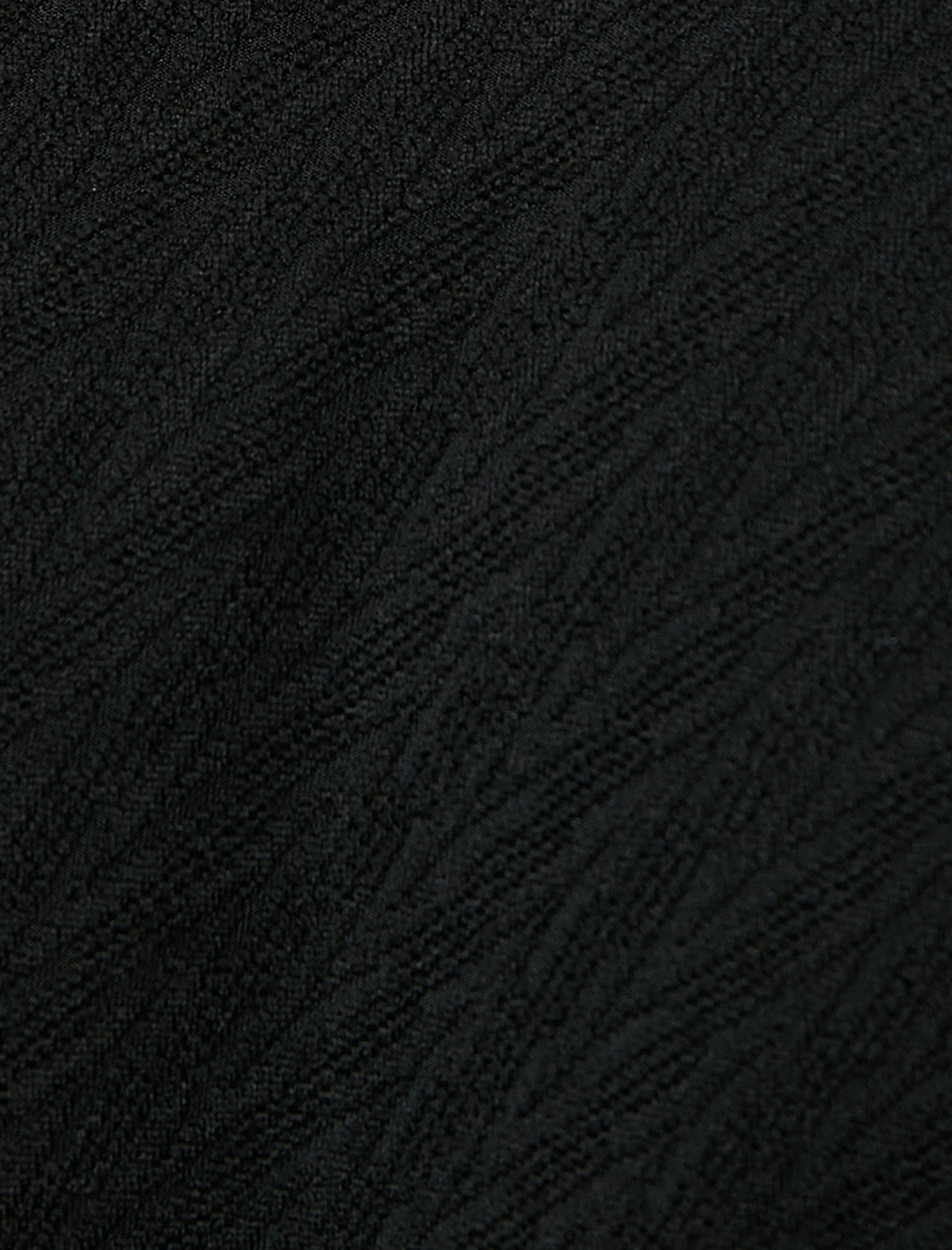   Basic Tişört Dokulu Elastik Bitişli Kısa Kollu Bisiklet Yaka Regular Fit