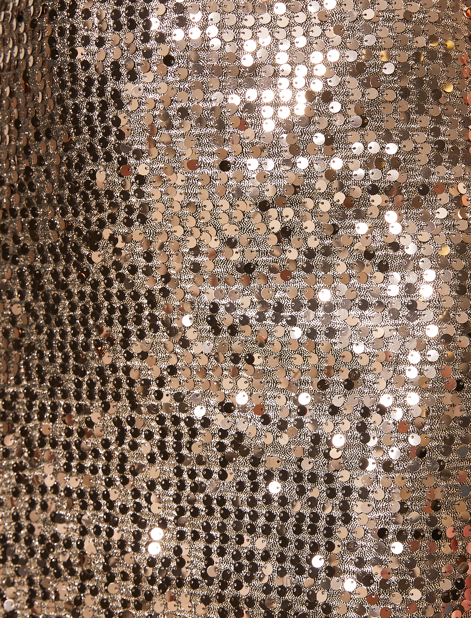   Payetli Abiye Elbise Kolsuz Mini